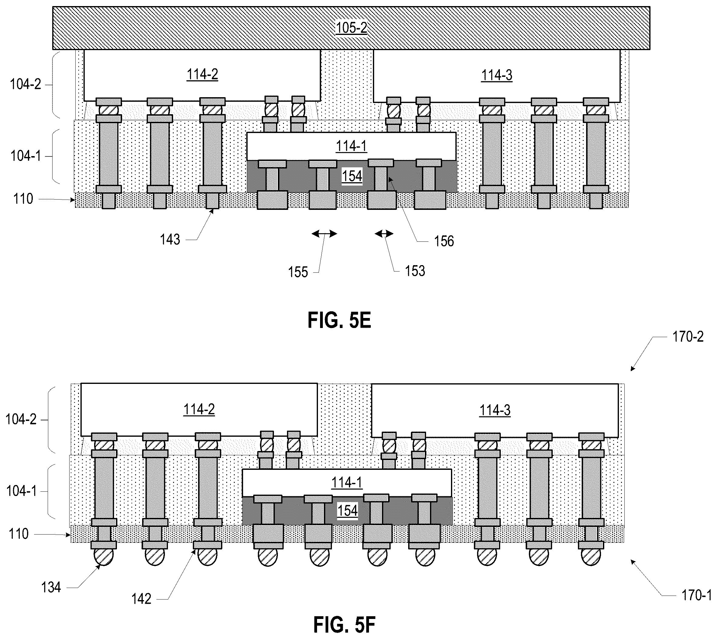 Patent US12581988 Figure 11 – Microelectronic assemblies with through die attach film connections