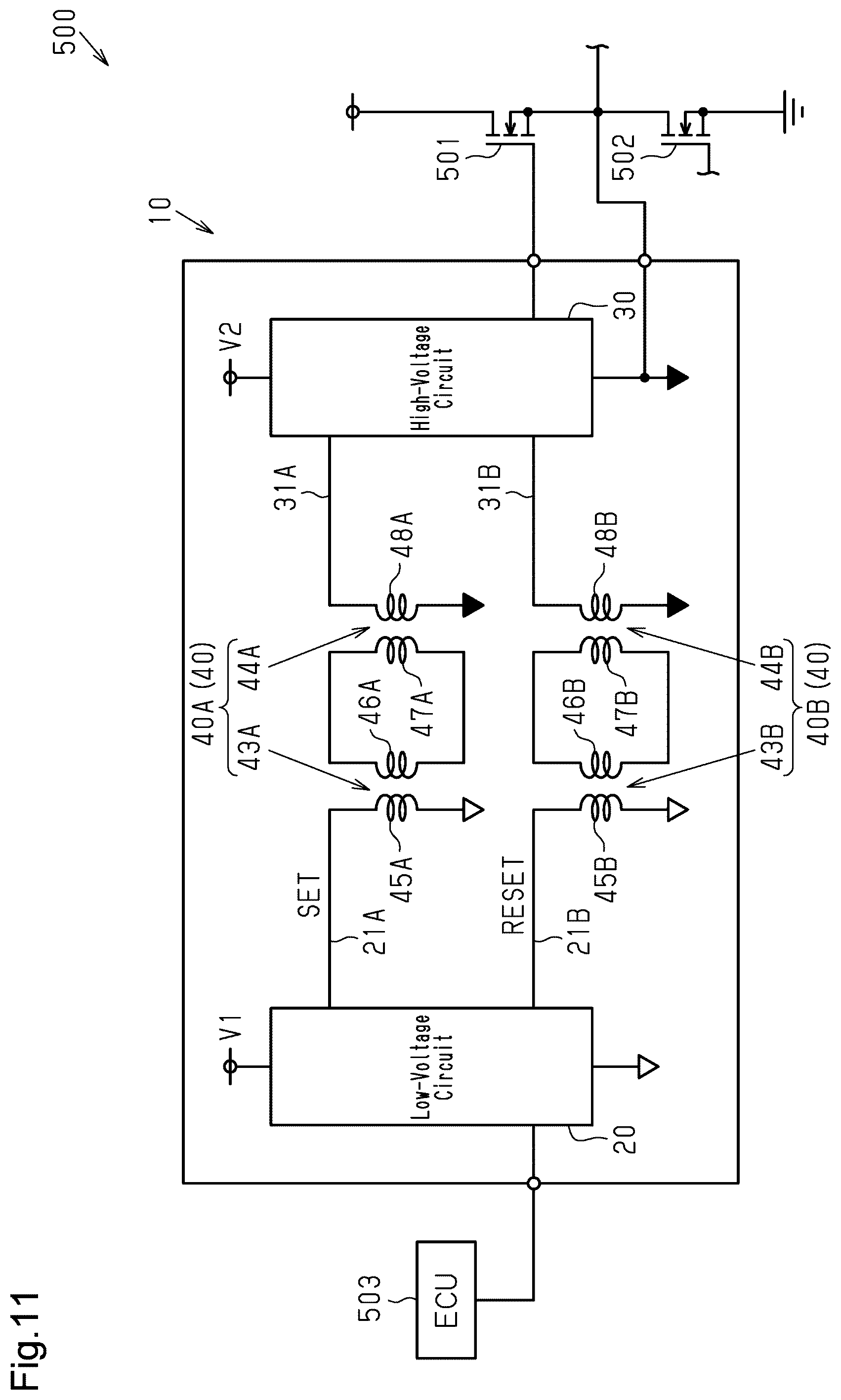 Patent US12581992 Figure 11 – Insulation module and gate driver