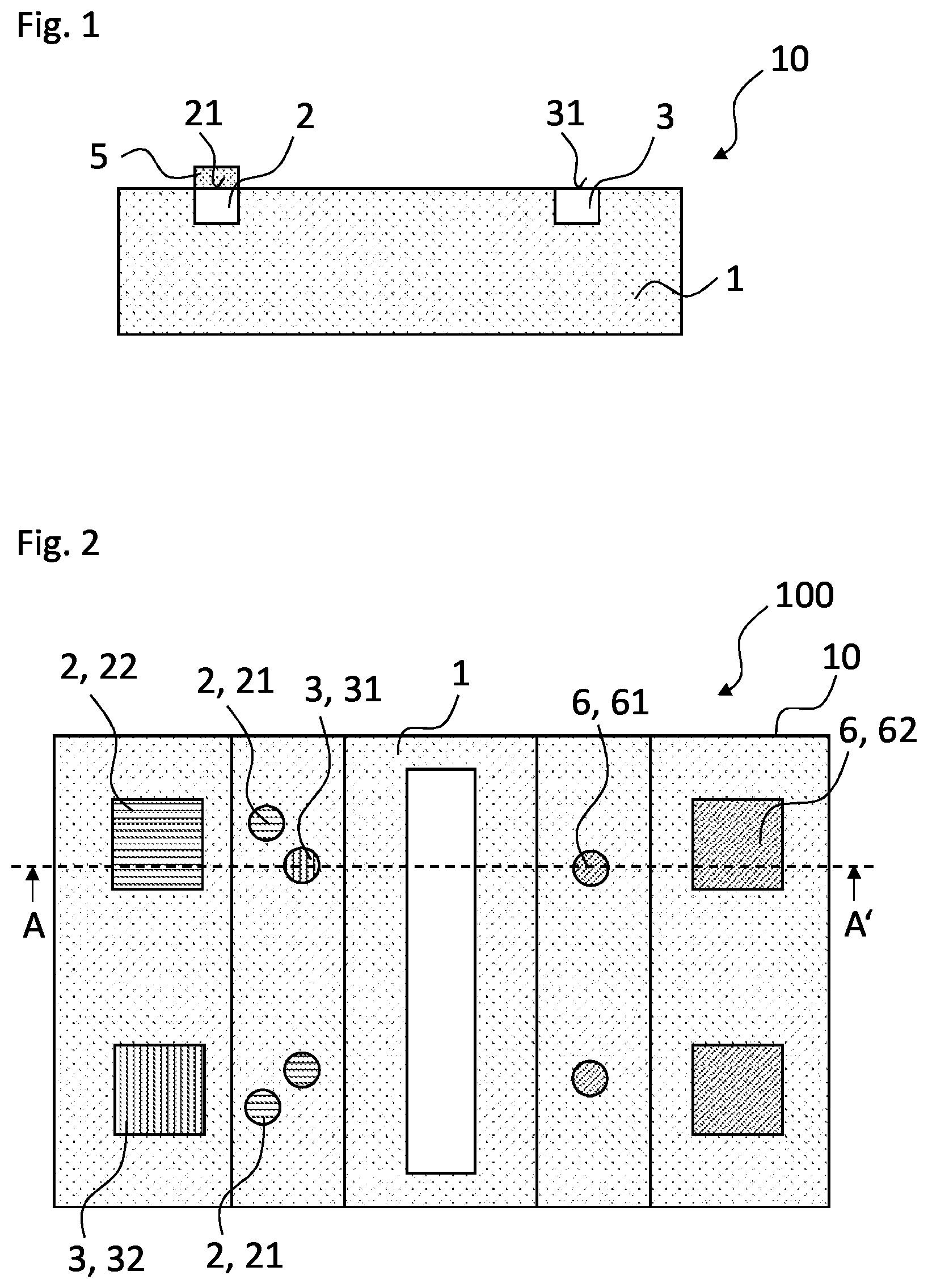 Patent US12581993 Figure 1 – Assembly for a power module, power module and method for producing an assembly for a power module