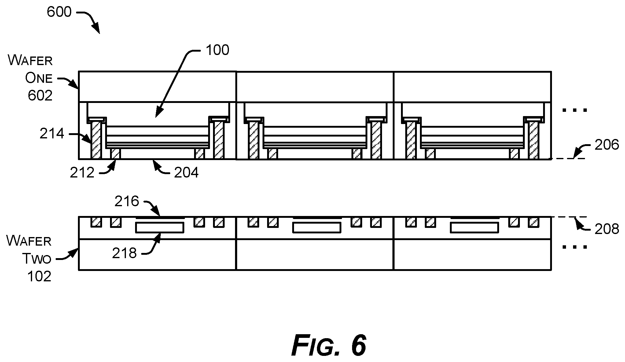 Patent US12581994 Figure 6 – Direct-bonded optoelectronic interconnect for high-density integrated photonics