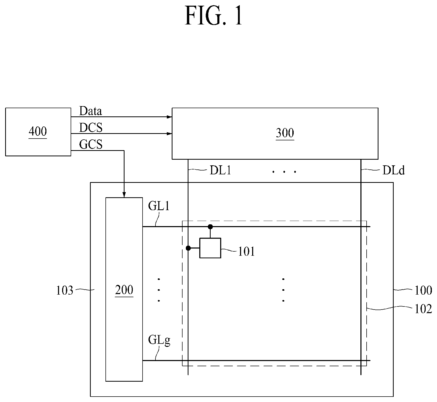 Patent US12581995 — Light emitting display panel — Figure 1