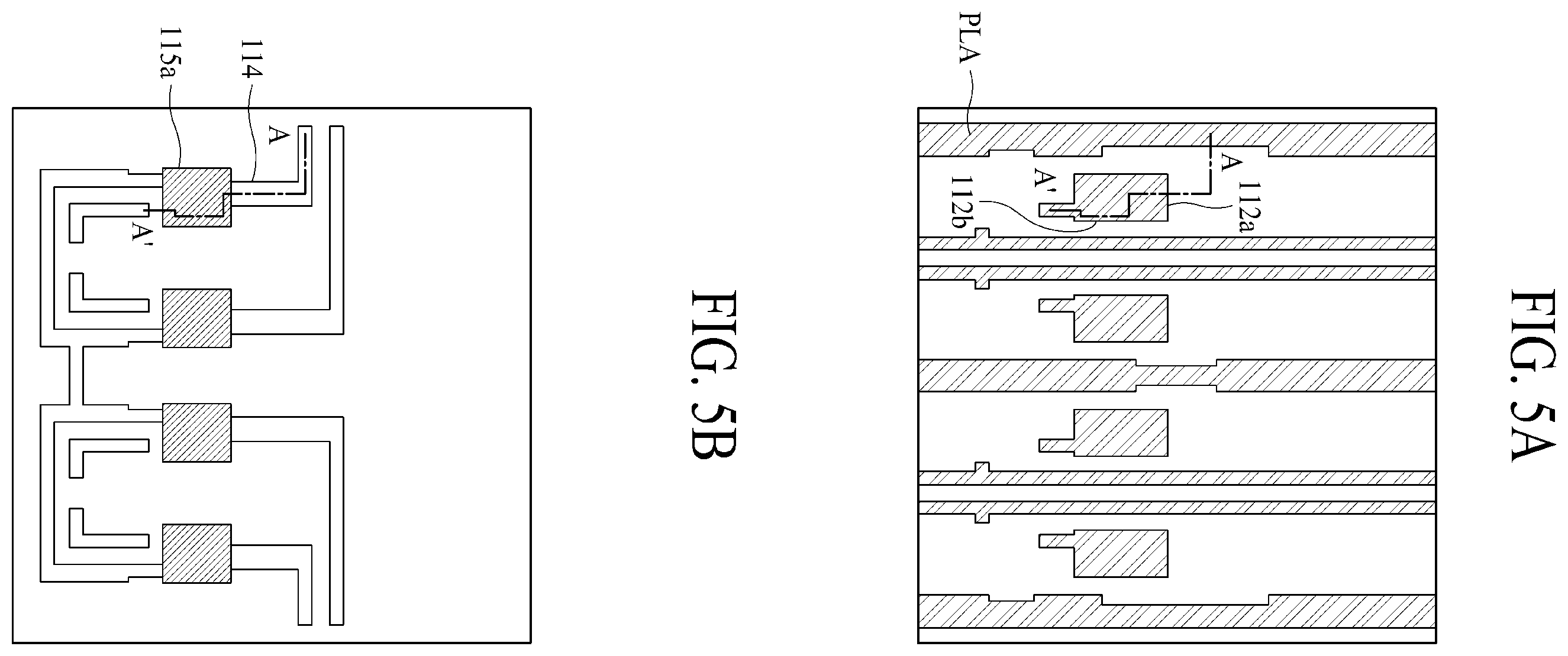 Patent US12581995 Figure 5 – Light emitting display panel