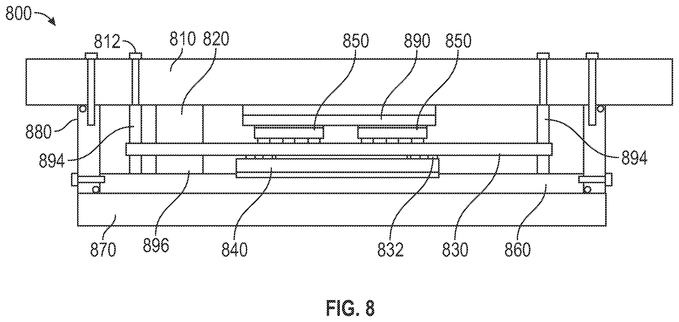 Patent US12581996 Figure 6 – Interposer interconnects and enclosure for silicon photonics LIDAR module