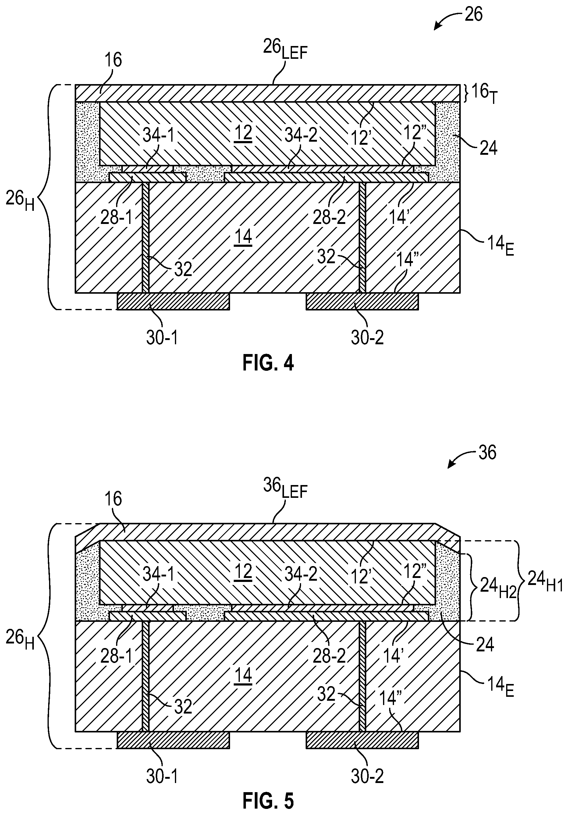 Patent US12581997 Figure 3 – Light-emitting diode packages with directional emission intensity and color uniformity