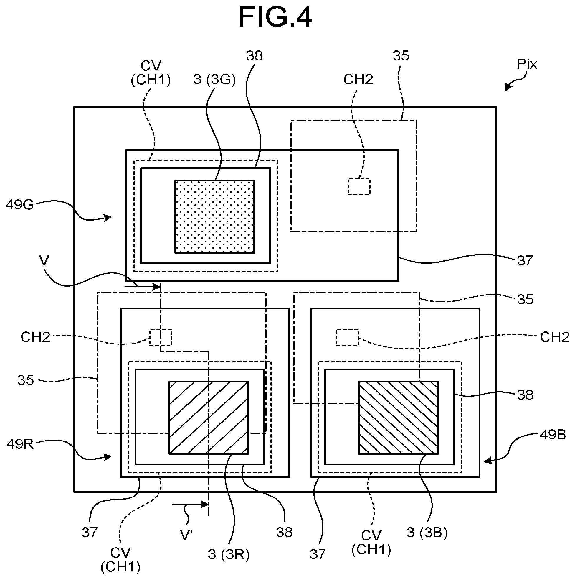 Patent US12581998 Figure 3 – Display device