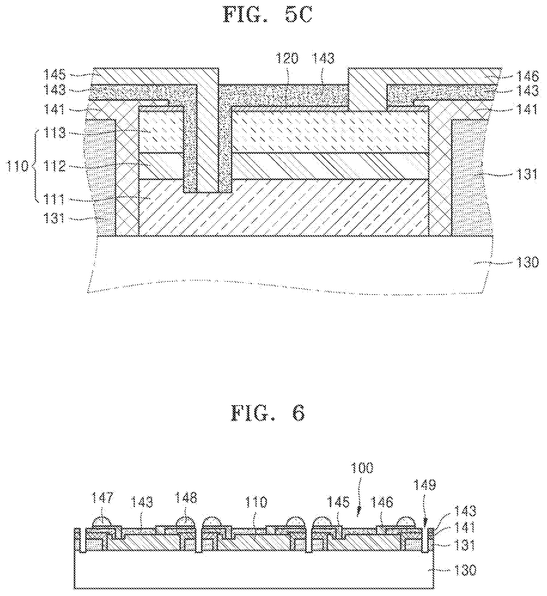 Patent US12581999 Figure 6 – Semiconductor light emitting device, display apparatus including the same, and method of manufacturing the same