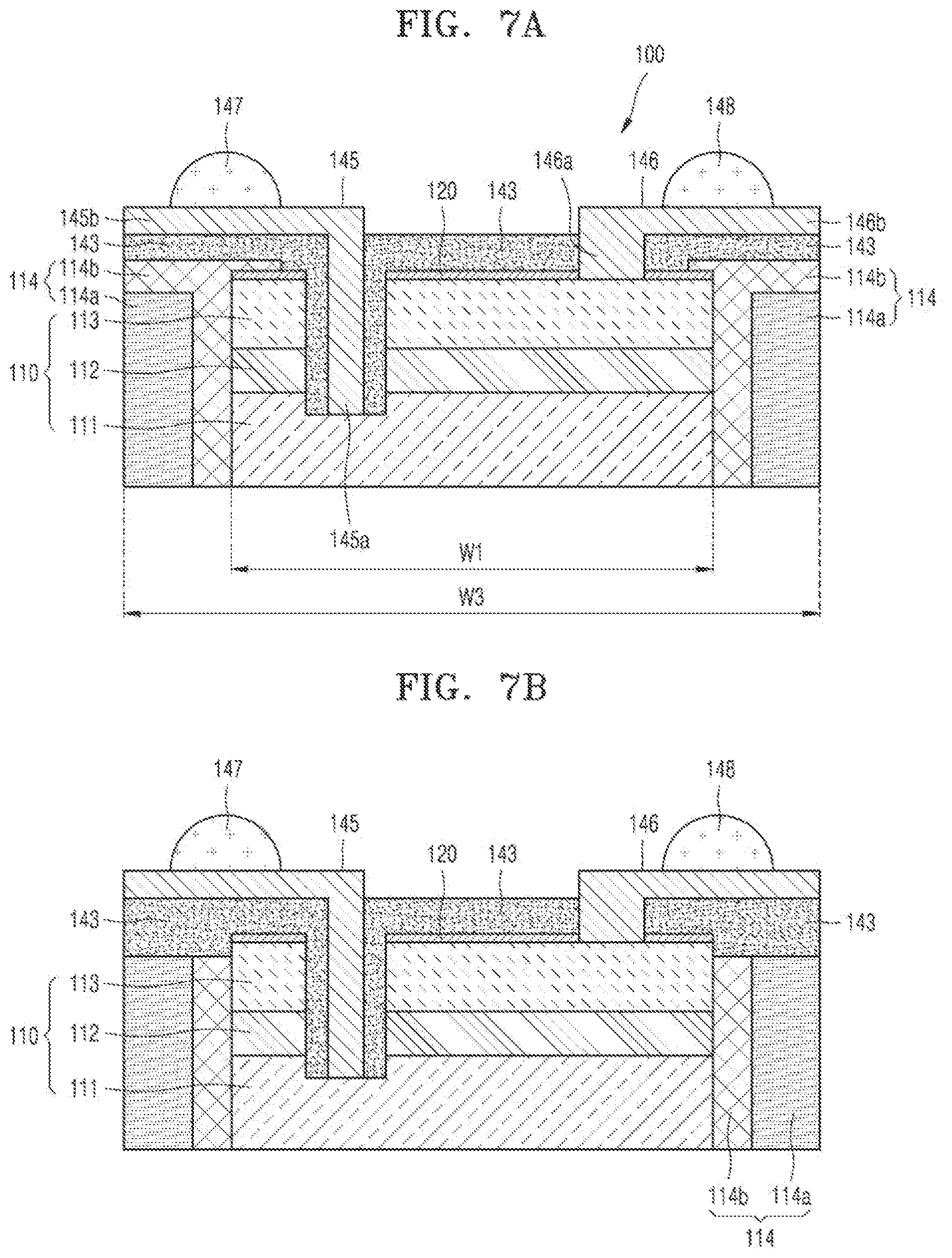Patent US12581999 Figure 7 – Semiconductor light emitting device, display apparatus including the same, and method of manufacturing the same