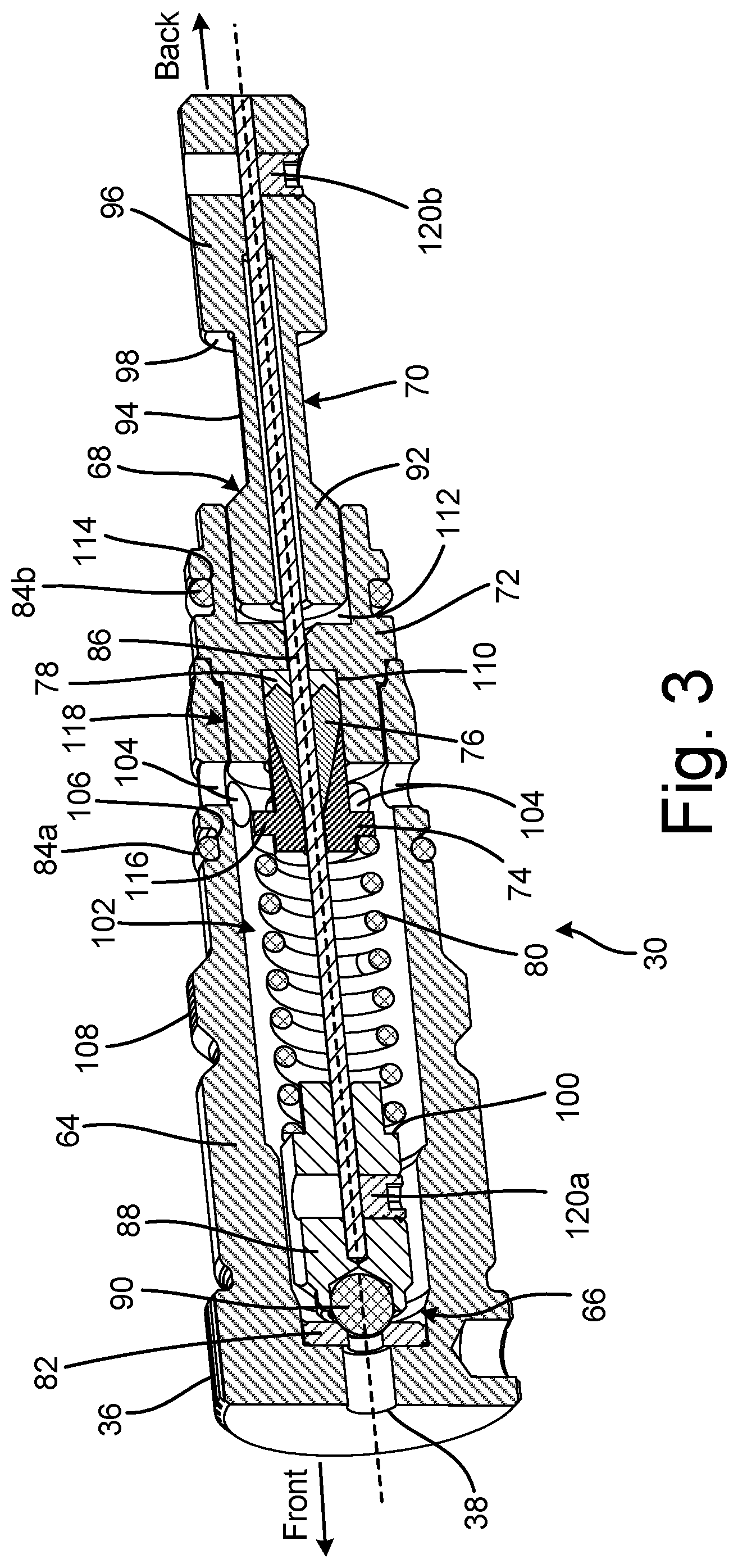 Patent US12583001 Figure 5 – Spray gun and components for spraying paints and other coatings