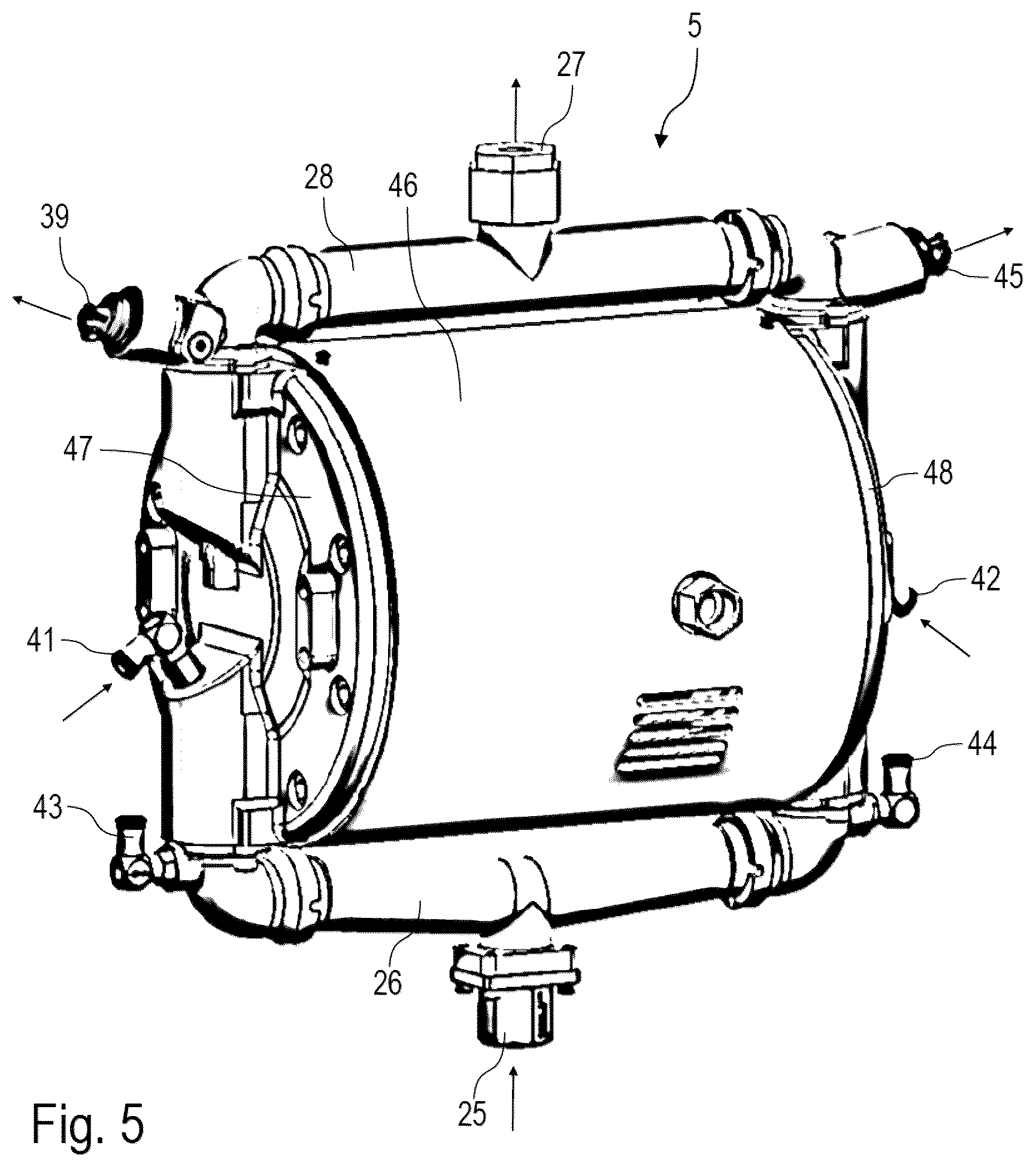 Patent US12583002 Figure 5 – Coating agent pump, coating installation and associated operating method