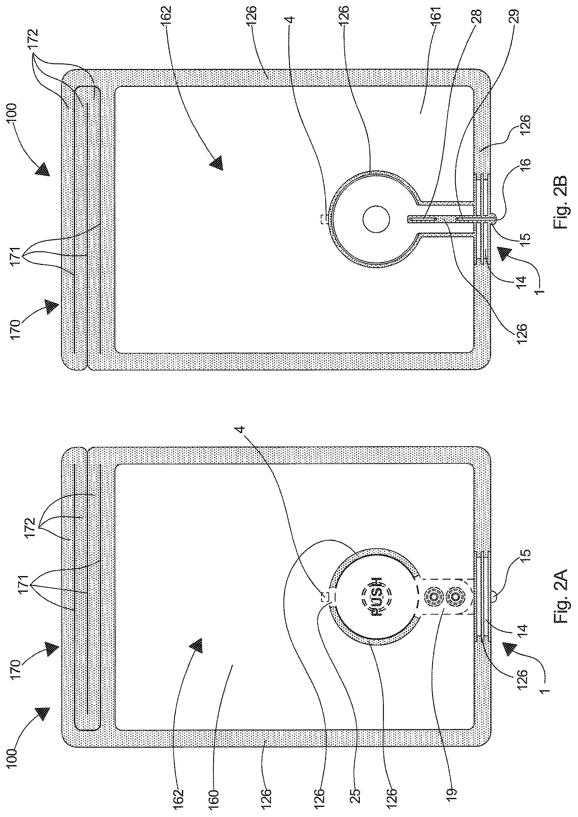 Patent US12583005 Figure 2 – Dosing device, container, product dispenser and system