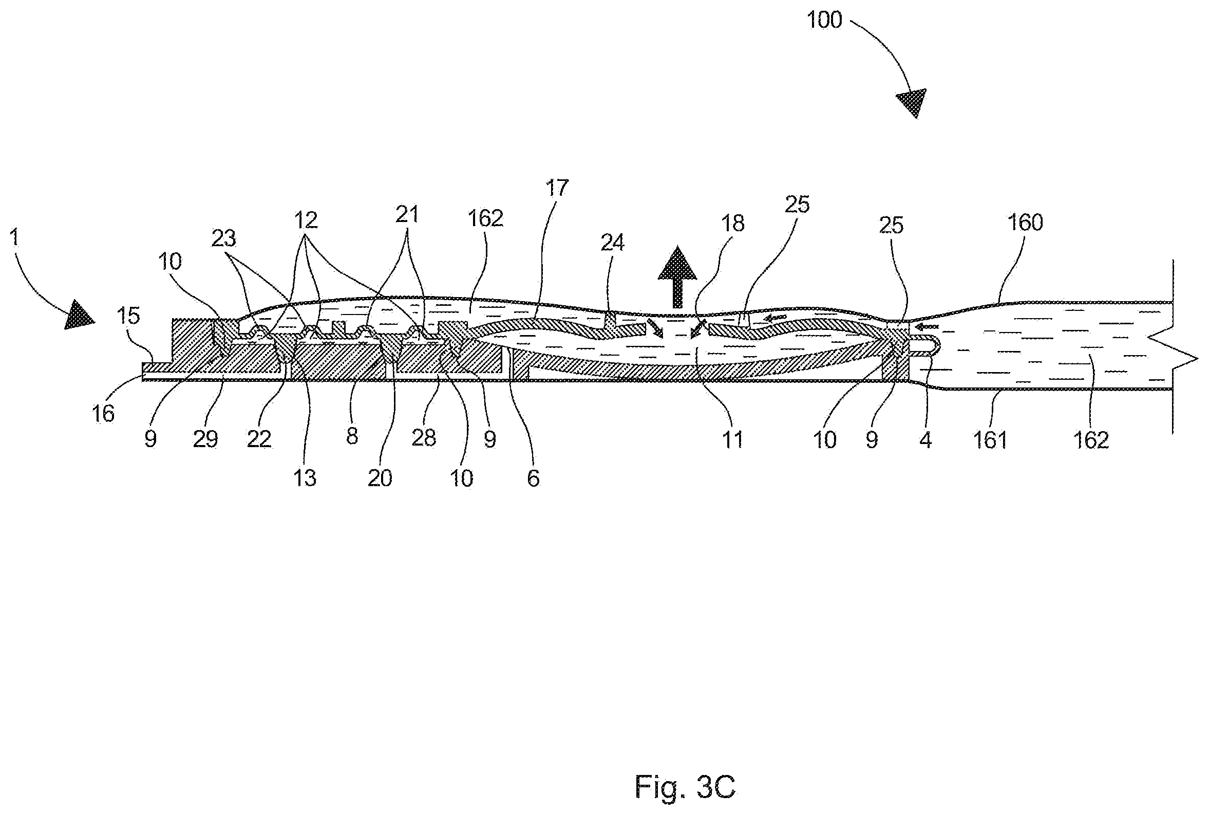 Patent US12583005 Figure 5 – Dosing device, container, product dispenser and system