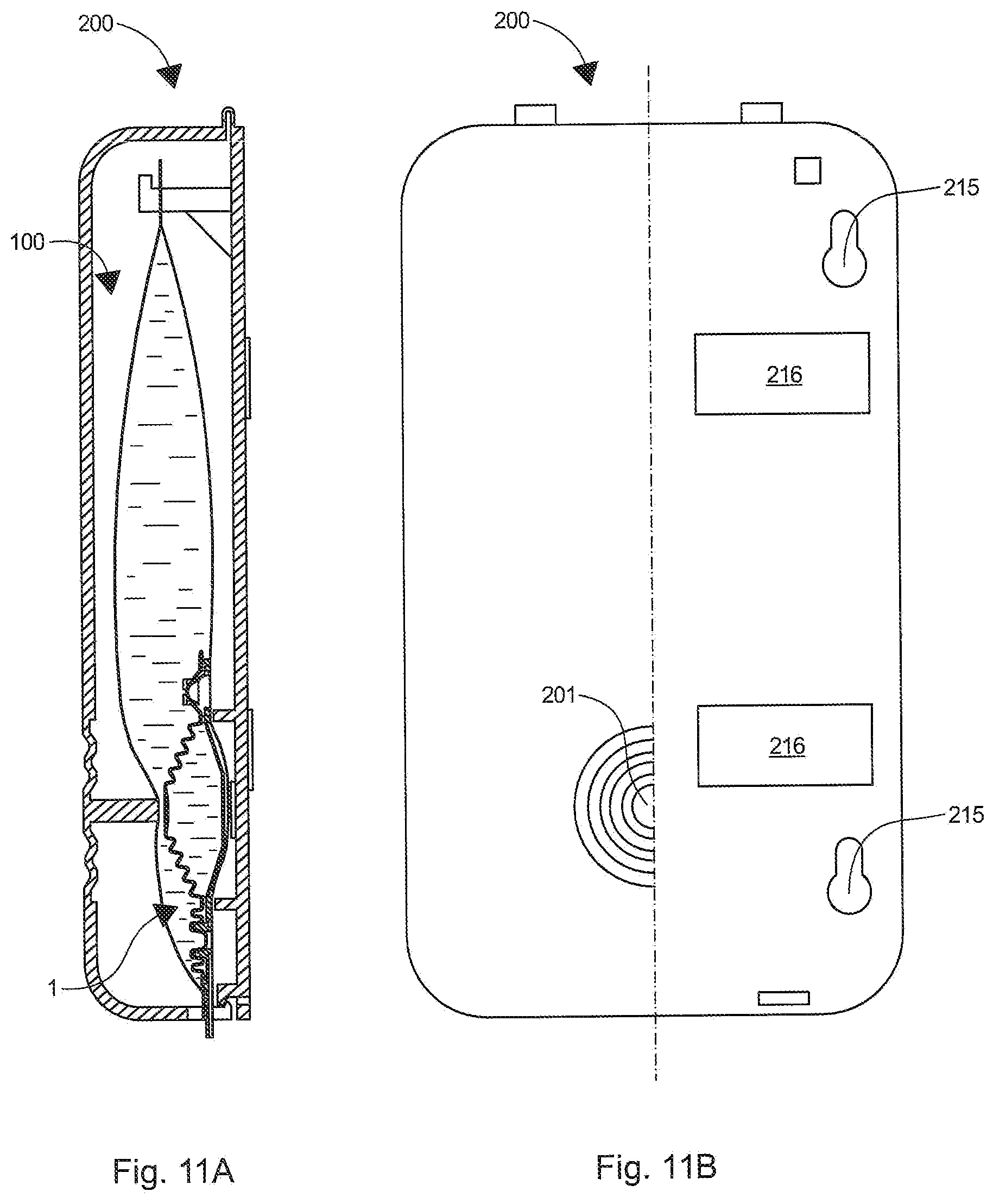 Patent US12583005 Figure 16 – Dosing device, container, product dispenser and system