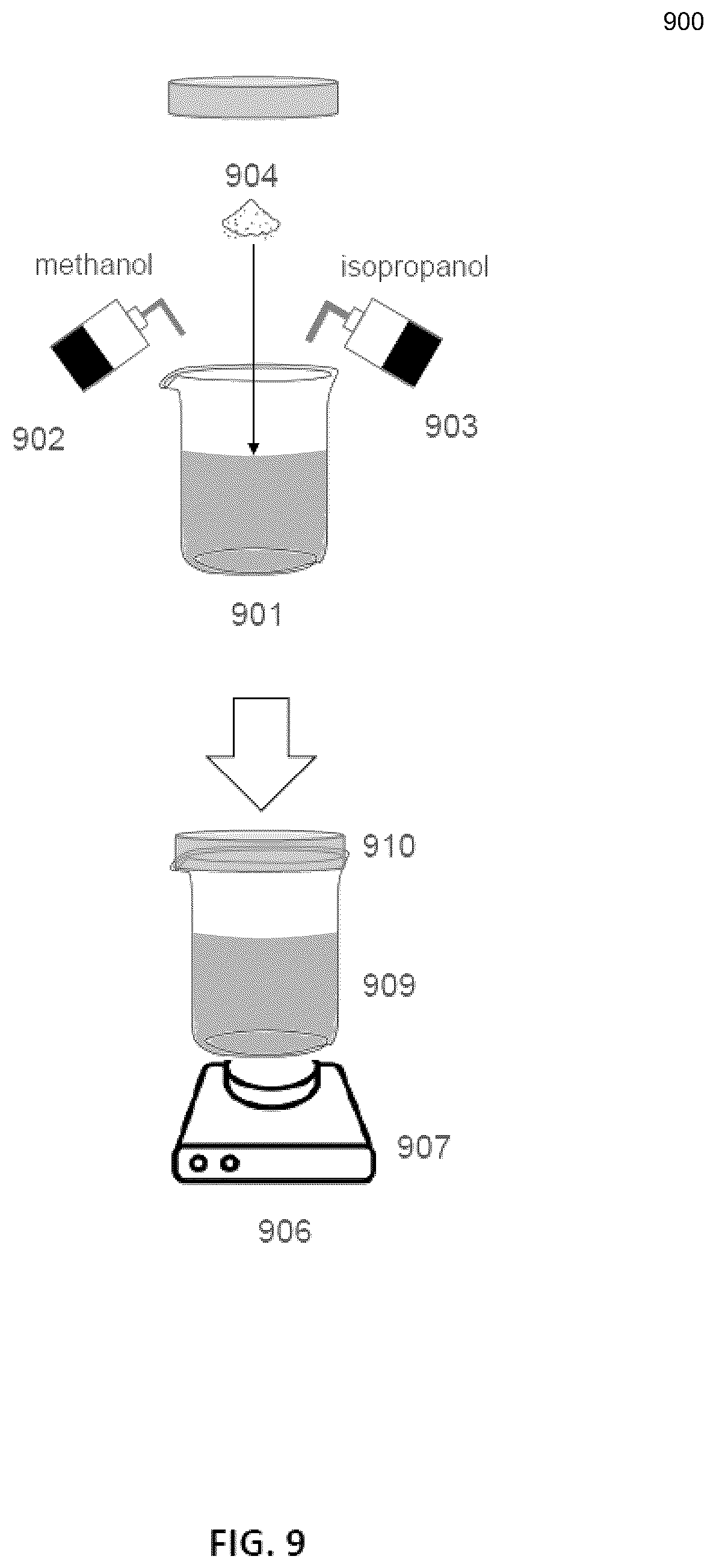 Patent US12583015 Figure 9 – Methods for self-assembling monolayers to mitigate hydrogen permeation