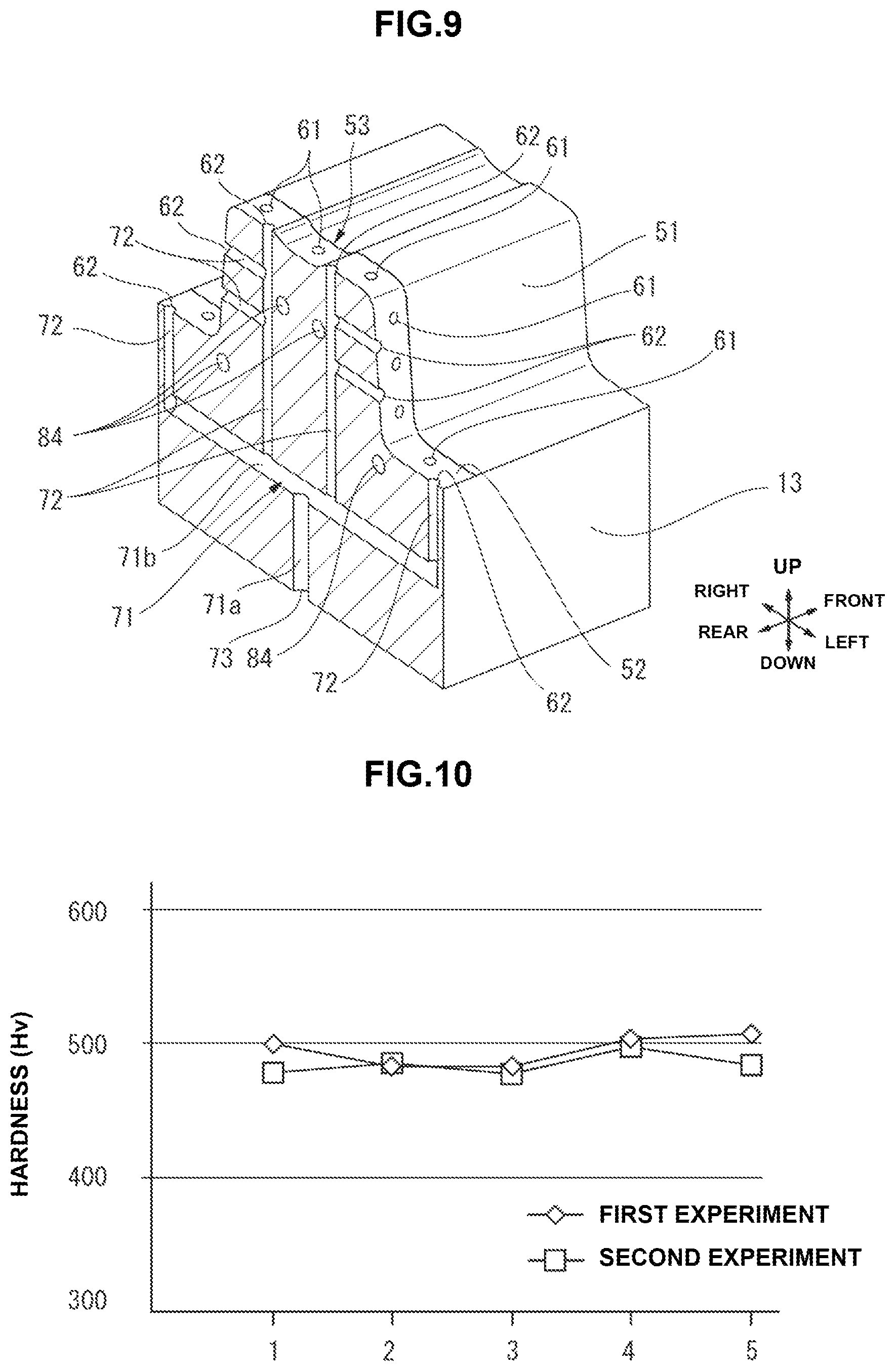 Patent US12583026 Figure 5 – Die and hot press forming apparatus