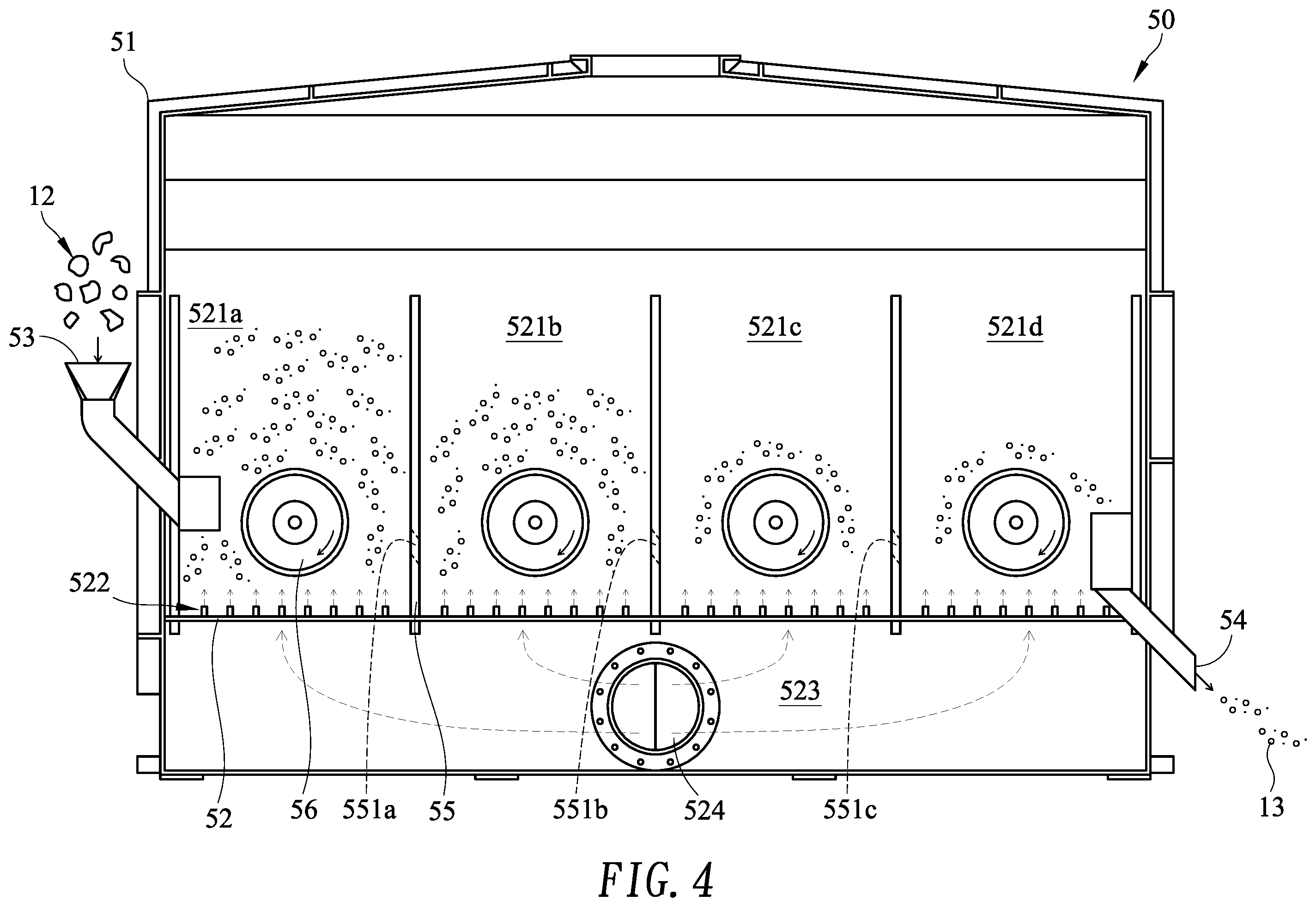 Patent US12583030 Figure 4 – Regeneration treatment method of waste shell-mold and system thereof