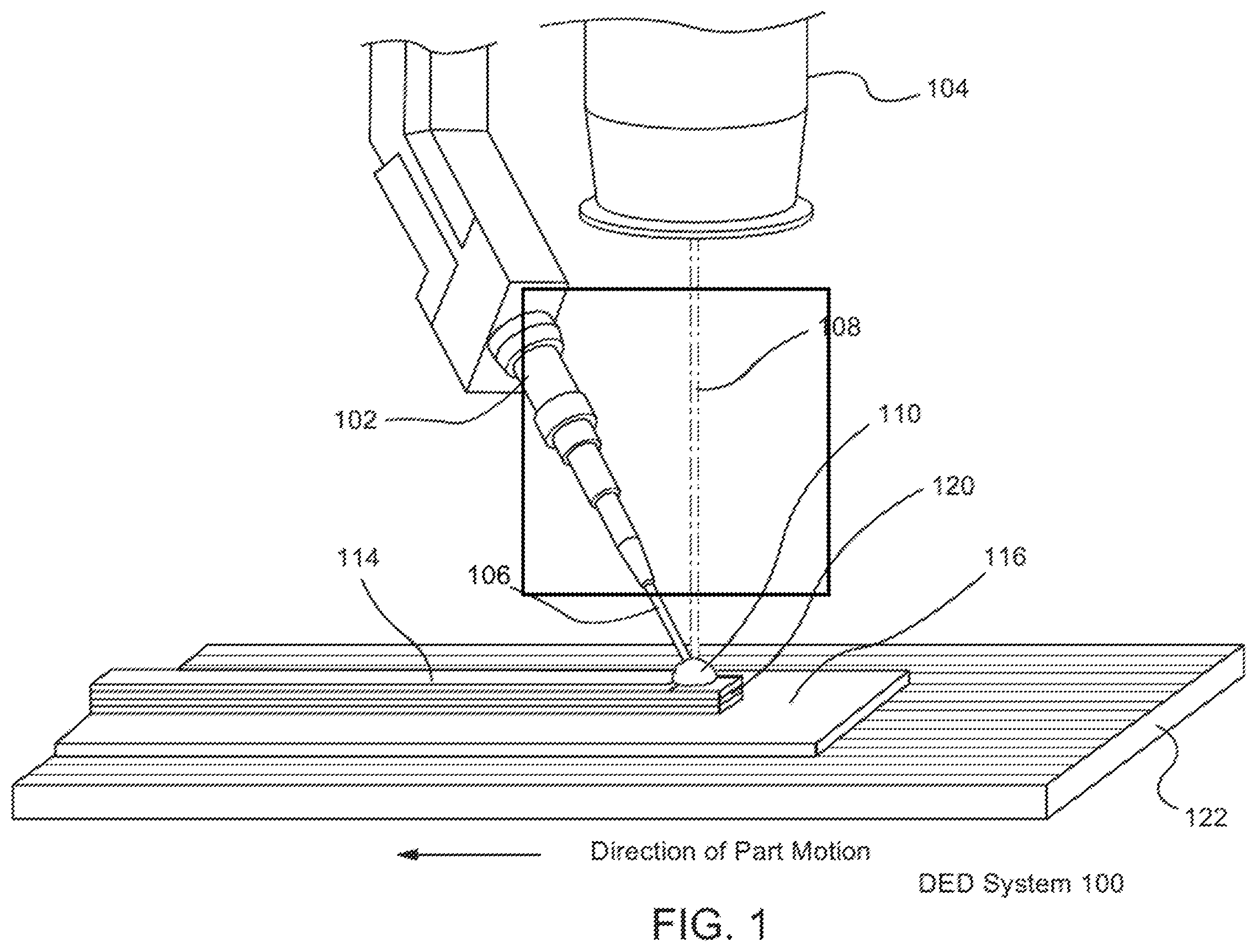 Patent US12583033 Figure 1 – Integrating additively-manufactured components