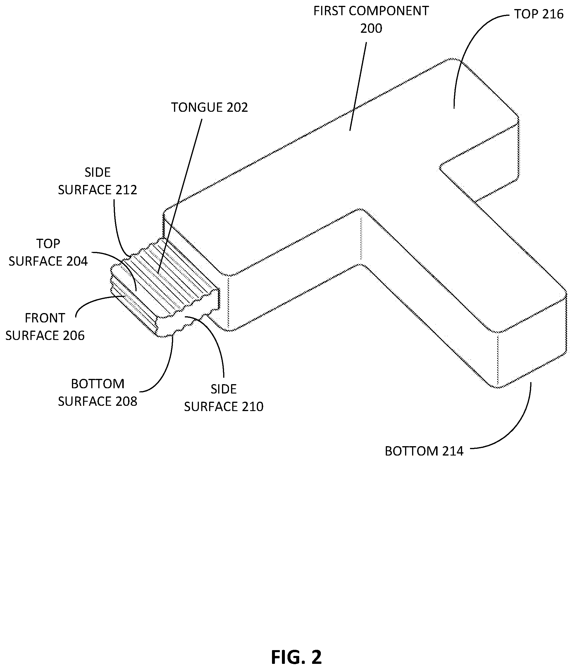 Patent US12583033 Figure 2 – Integrating additively-manufactured components