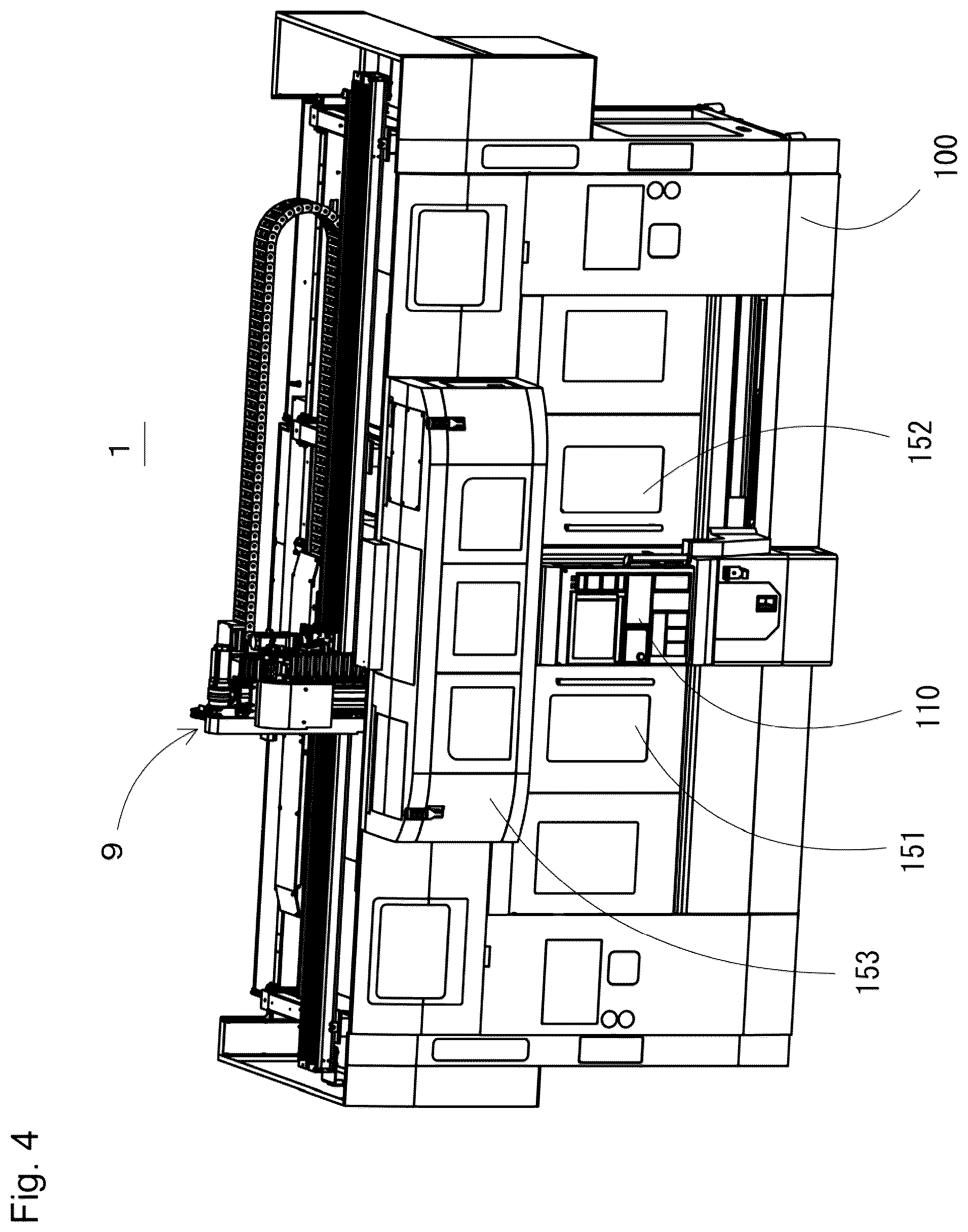 Patent US12583035 Figure 4 – Combined processing machine