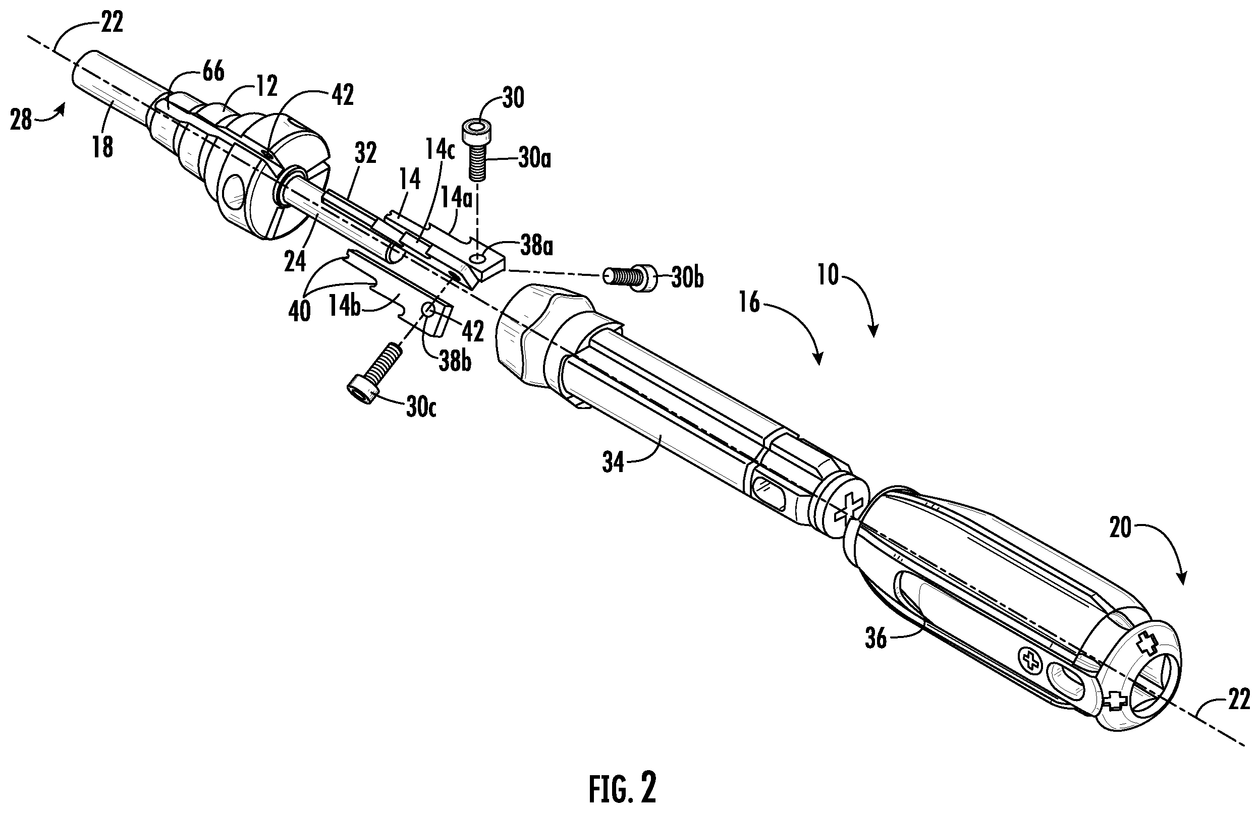 Patent US12583036 Figure 2 – Conduit reamer