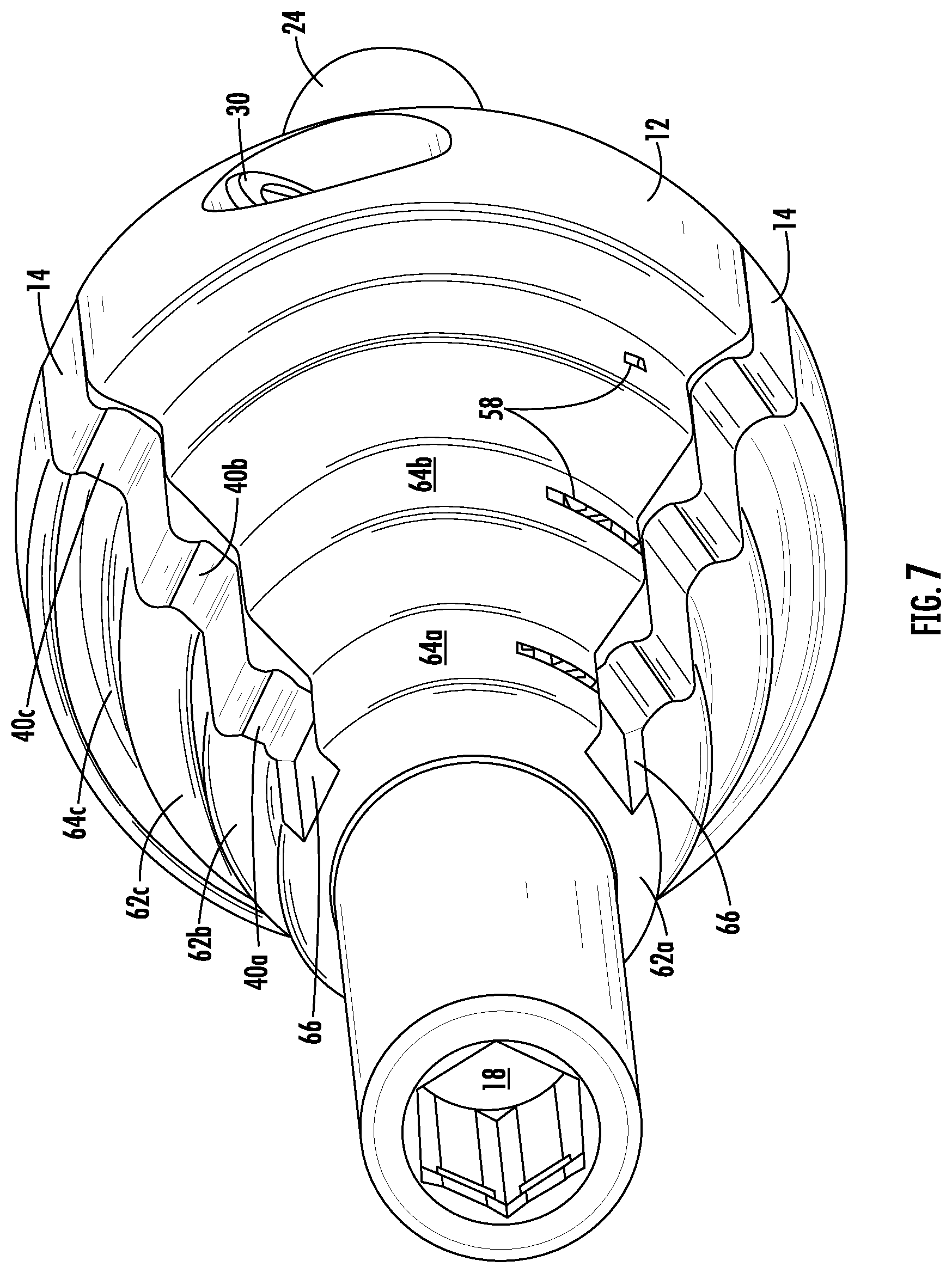 Patent US12583036 Figure 5 – Conduit reamer