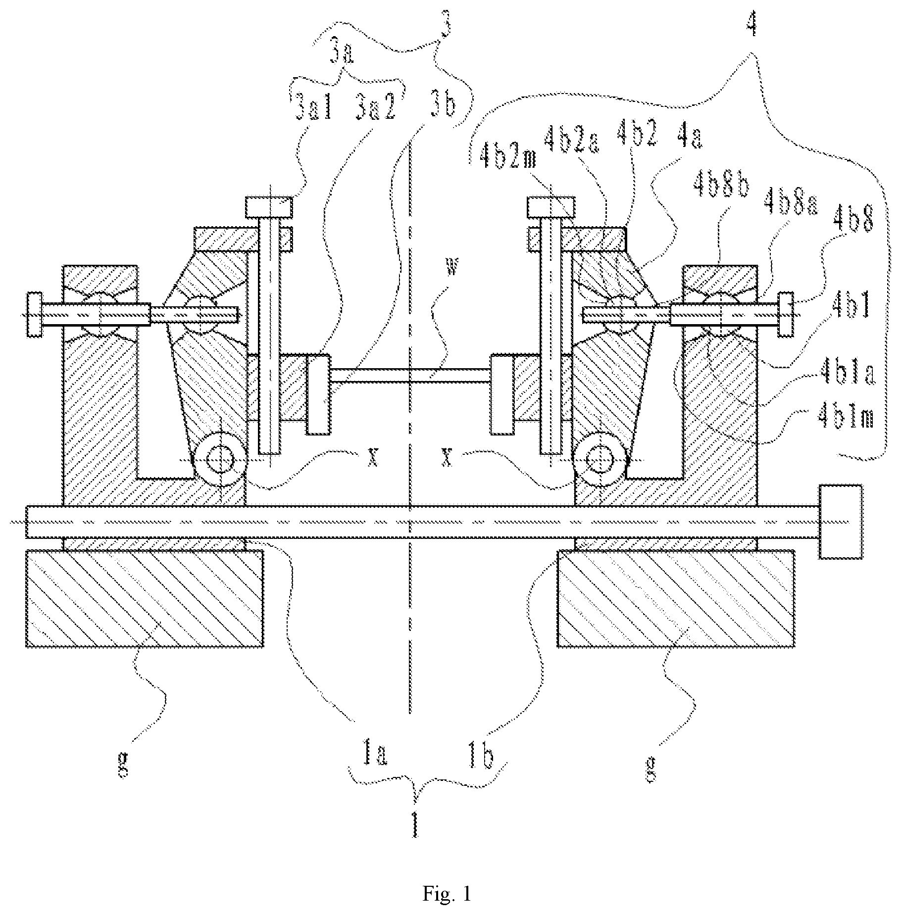 Patent US12583041 Figure 1 – Plate material edge trimming machine