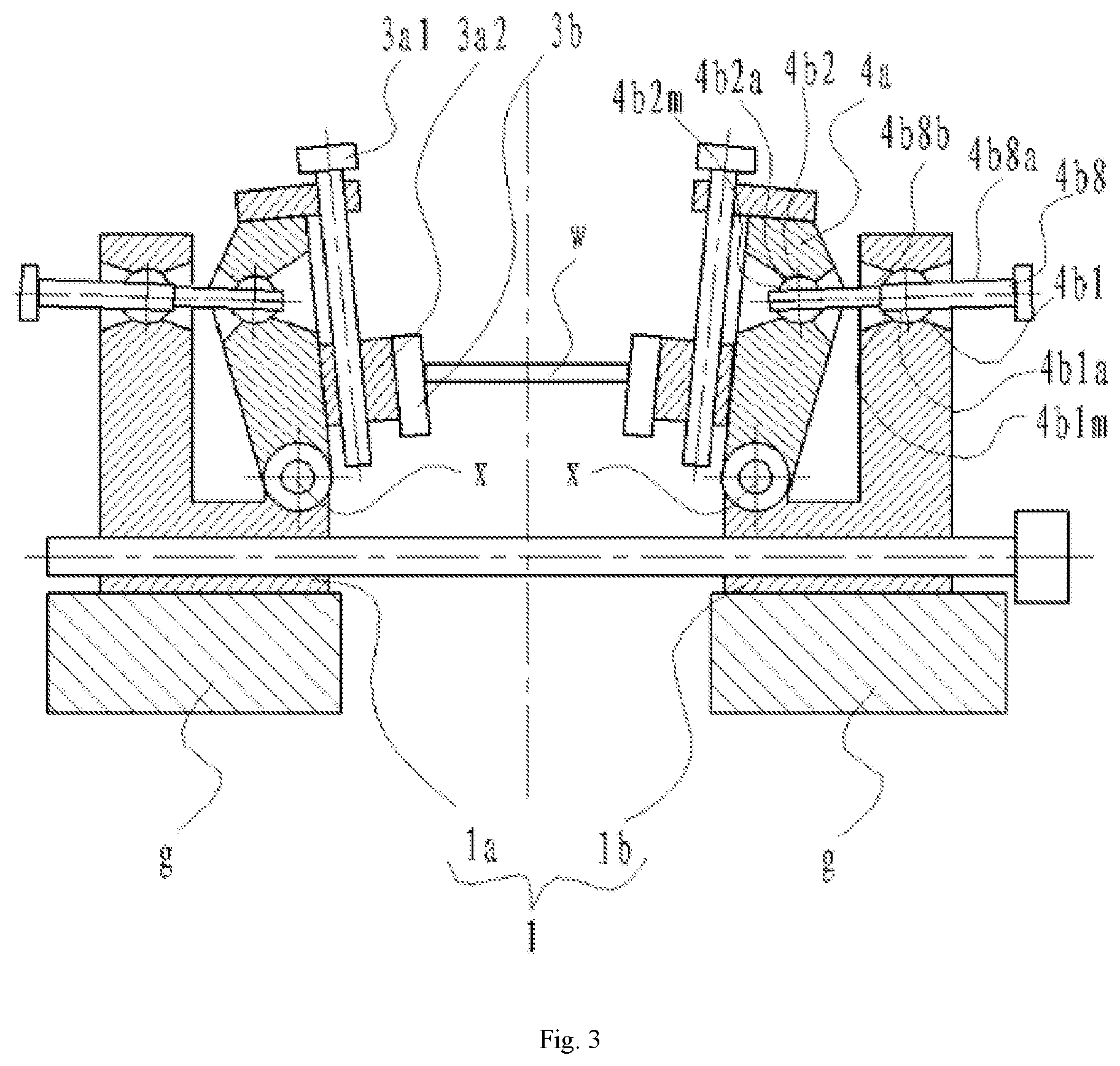 Patent US12583041 Figure 3 – Plate material edge trimming machine