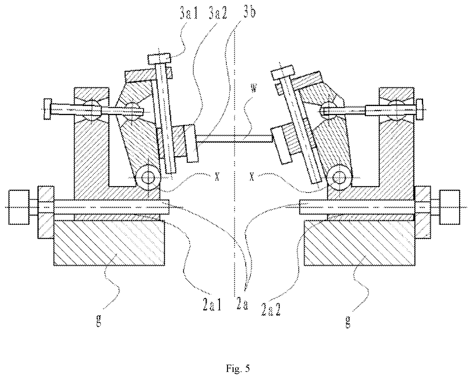 Patent US12583041 Figure 5 – Plate material edge trimming machine
