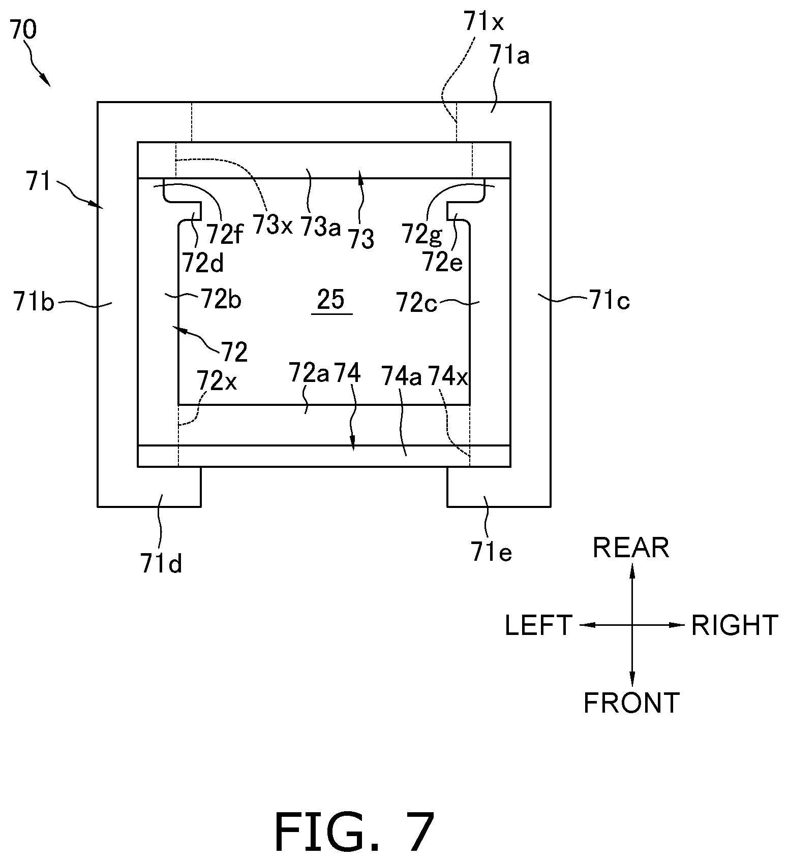 Patent US12583042 Figure 7 – Heat exchanger, heat pump device, and method of manufacturing heat exchanger