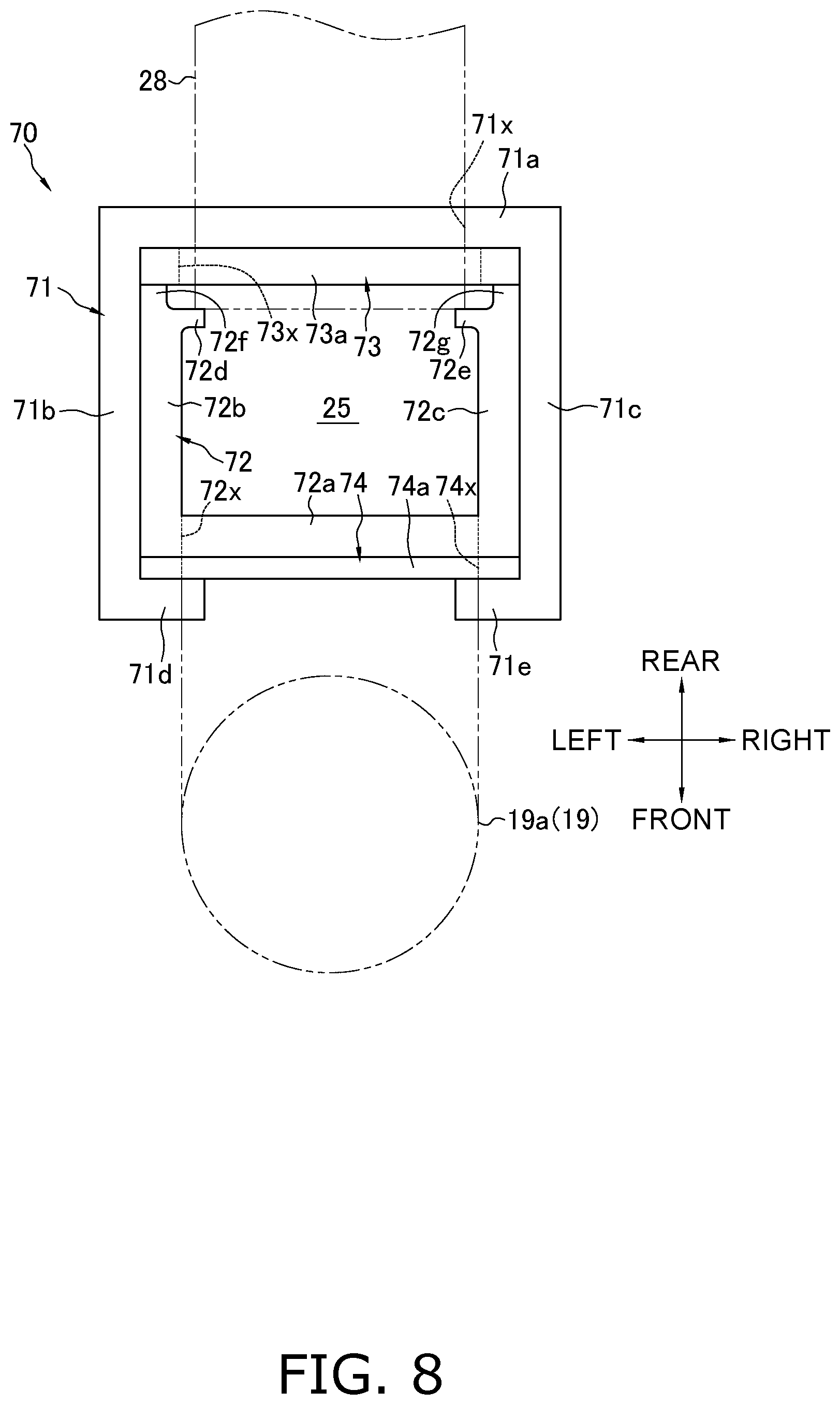 Patent US12583042 Figure 8 – Heat exchanger, heat pump device, and method of manufacturing heat exchanger
