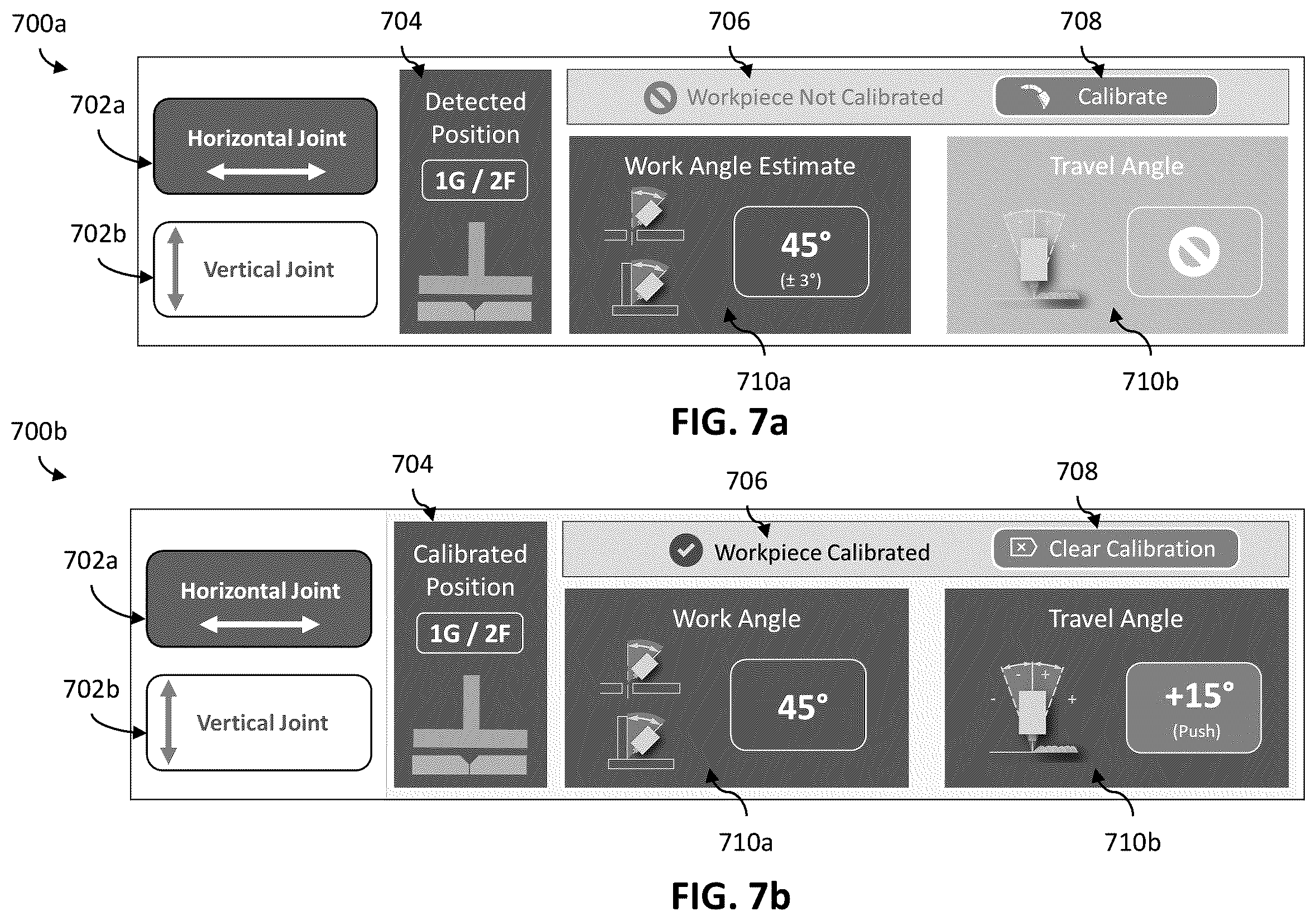 Patent US12583046 Figure 7 – Tool based welding technique monitoring systems with multiple tool orientations