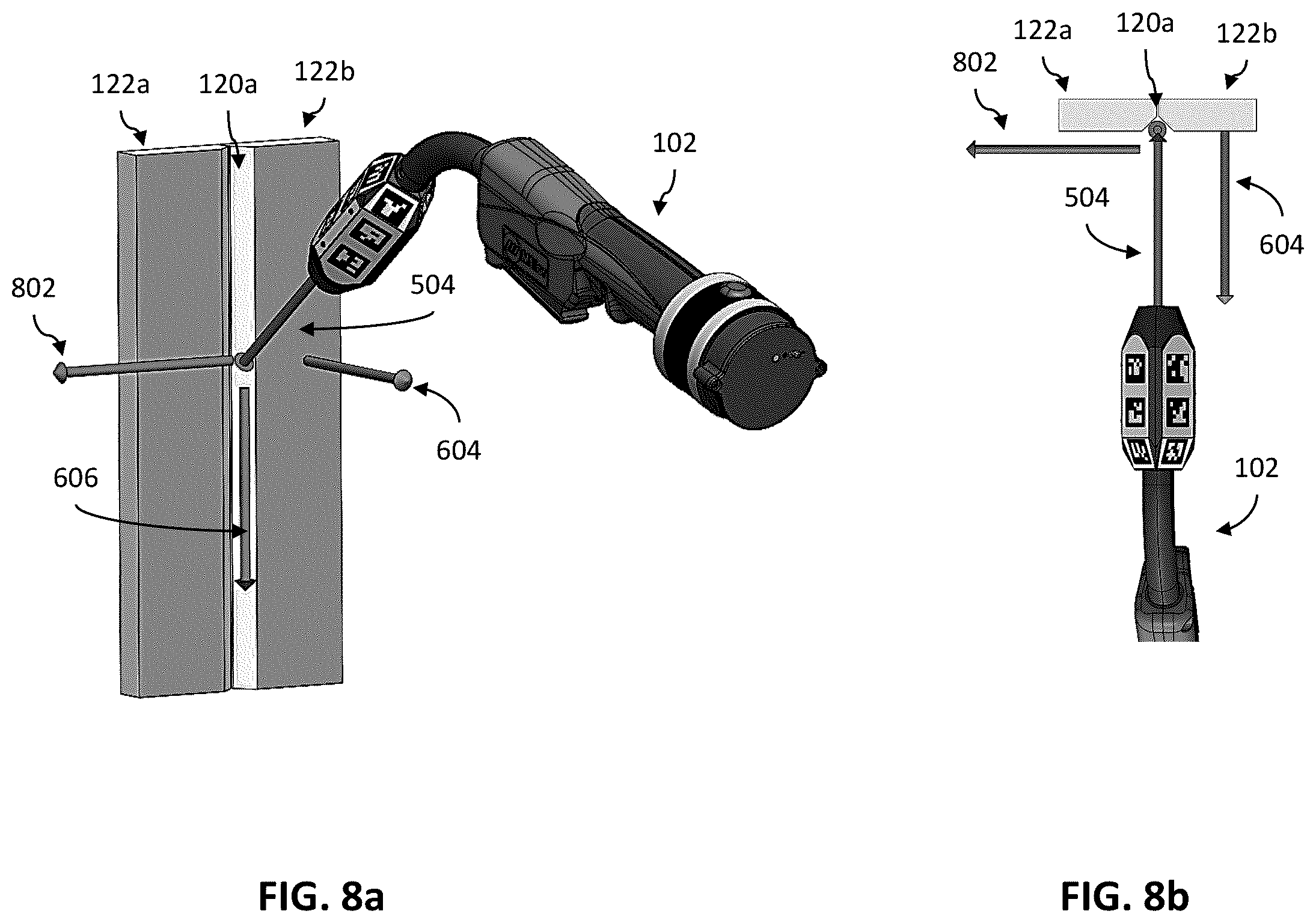 Patent US12583046 Figure 8 – Tool based welding technique monitoring systems with multiple tool orientations