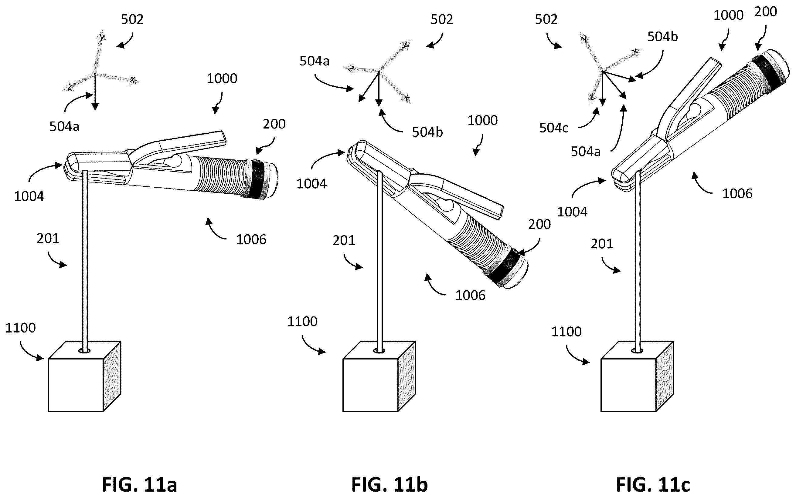 Patent US12583046 Figure 11 – Tool based welding technique monitoring systems with multiple tool orientations