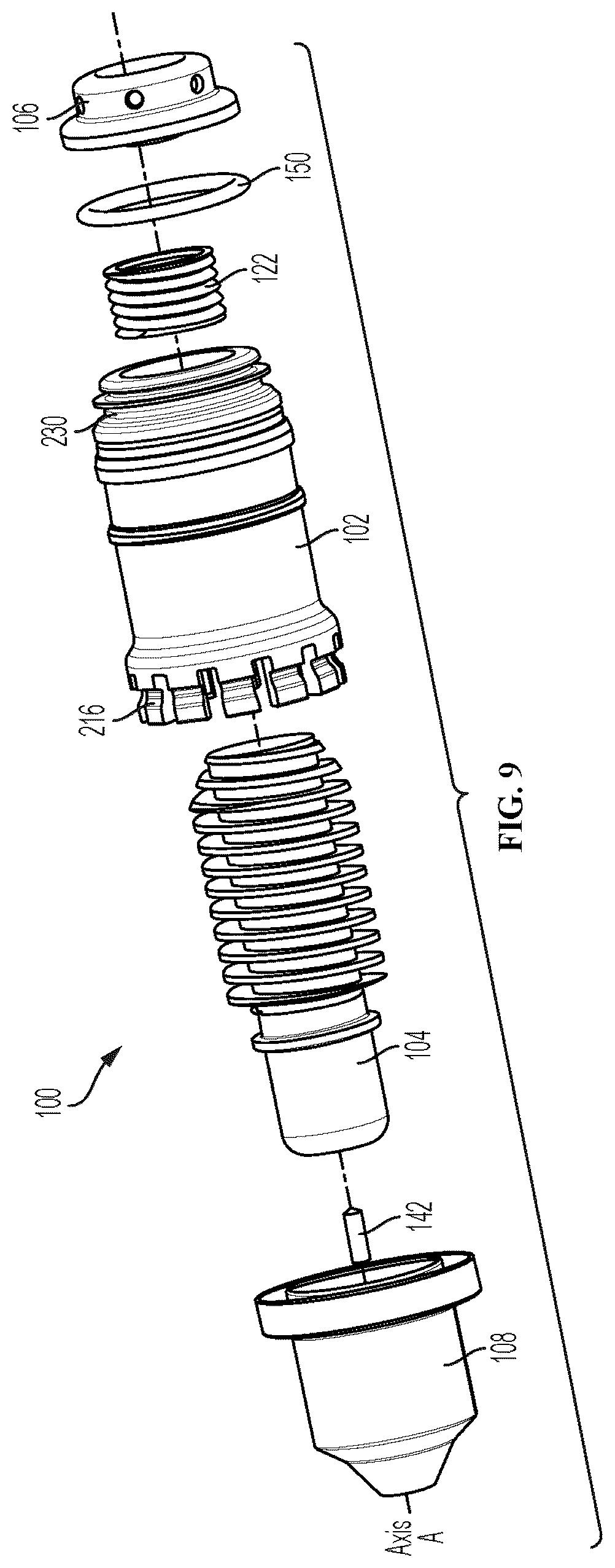 Patent US12583051 Figure 8 – Cost effective cartridge for a plasma arc torch