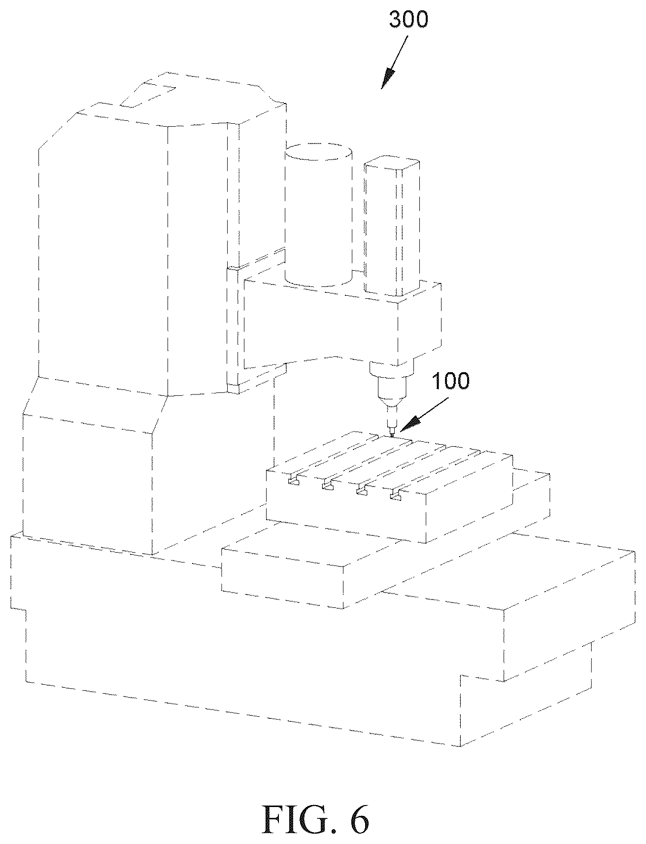 Patent US12583054 Figure 6 – Adaptive tool holder for robotic arm