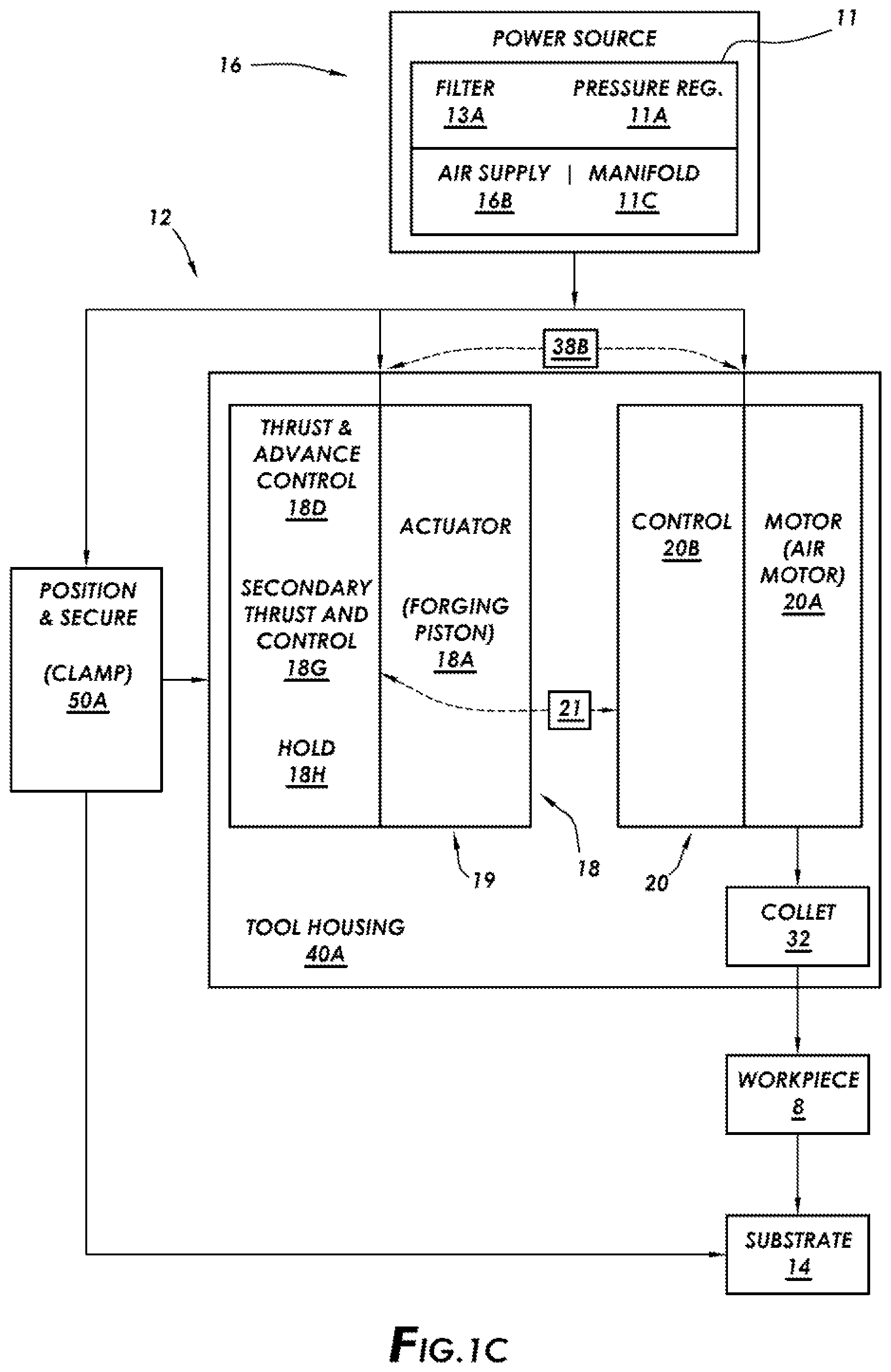 Patent US12583055 Figure 3 – Automated portable friction welding system and method of operation