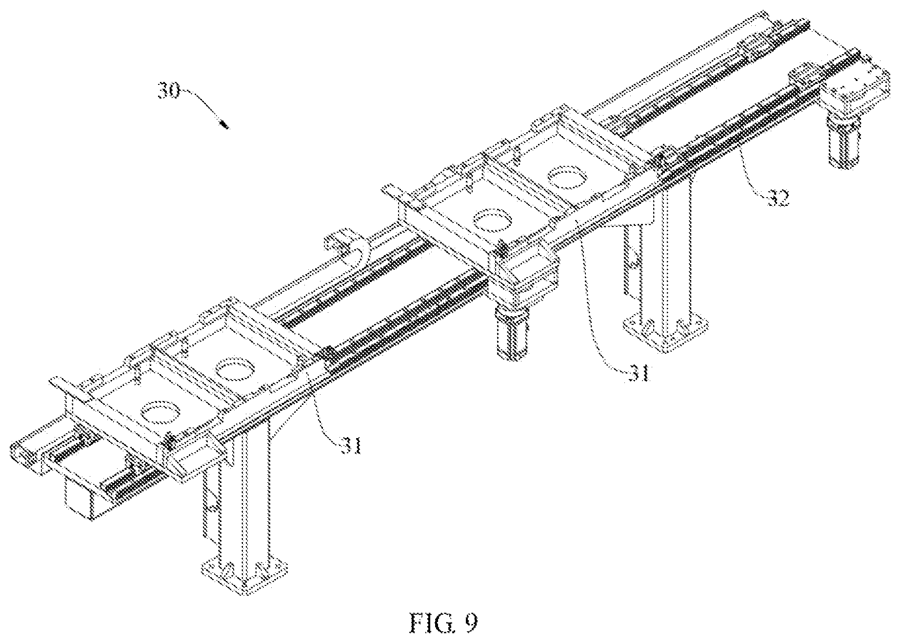 Patent US12583063 Figure 9 – Press plate module, production line, and control method