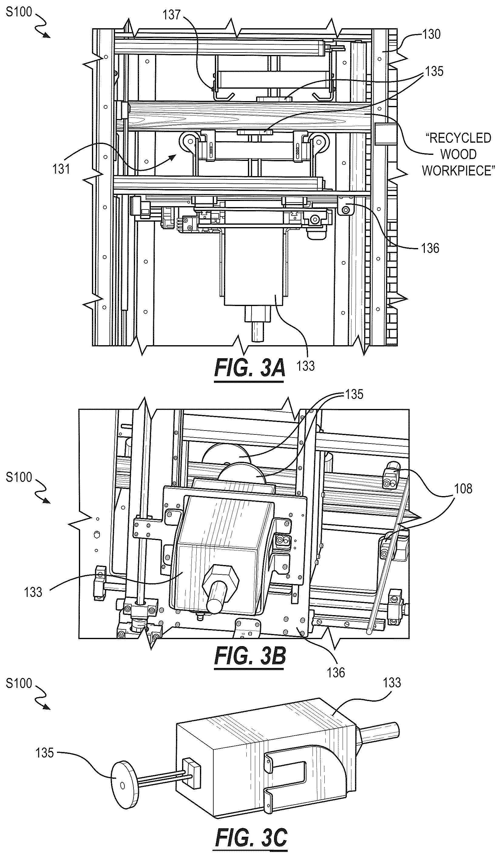Patent US12583066 Figure 4 – System and method for removing metal fasteners embedded in wood products