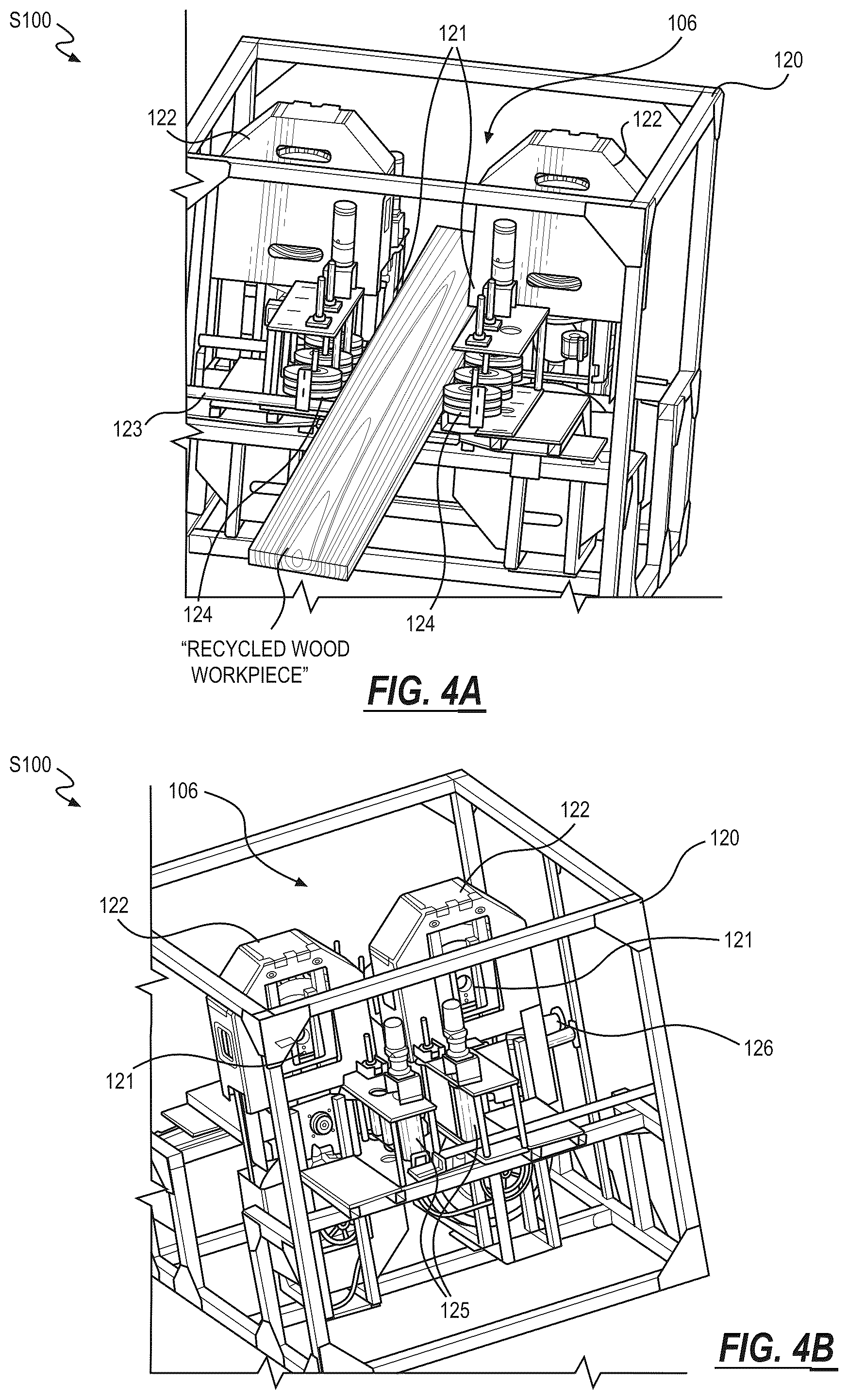 Patent US12583066 Figure 5 – System and method for removing metal fasteners embedded in wood products
