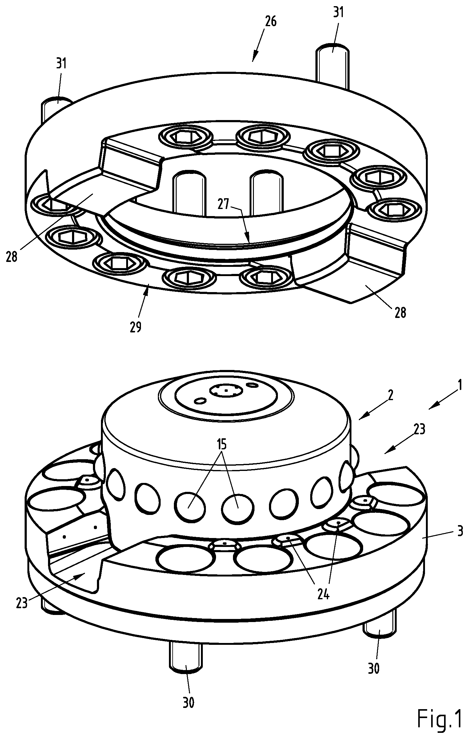 Patent US12583068 — Clamping arrangement — Figure 1