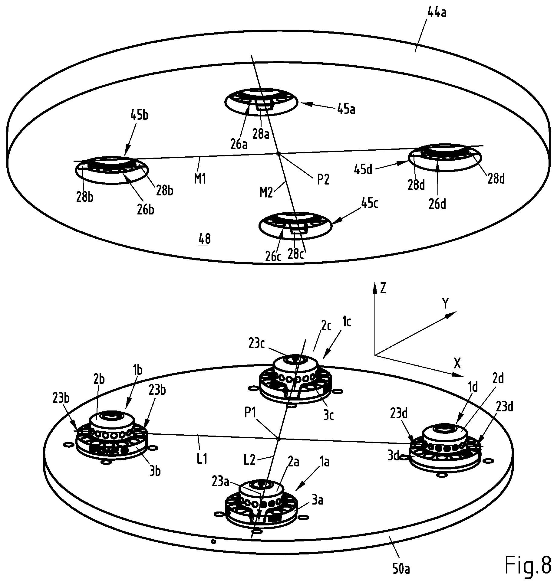 Patent US12583068 Figure 6 – Clamping arrangement