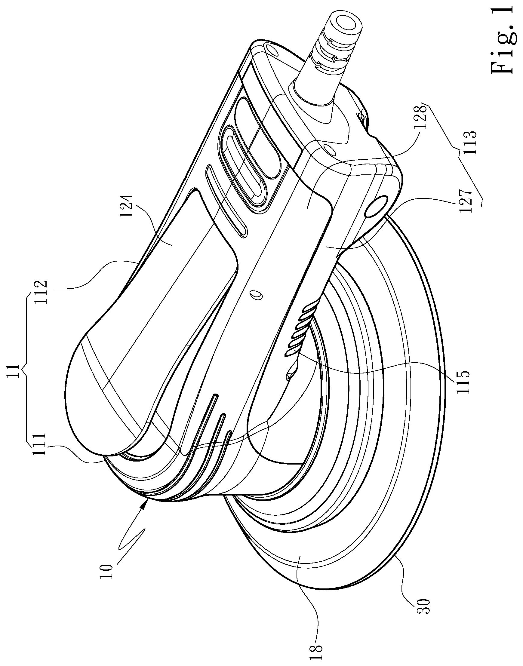 Patent US12583075 Figure 1 – Grinding machine tool for reducing hotness of casing