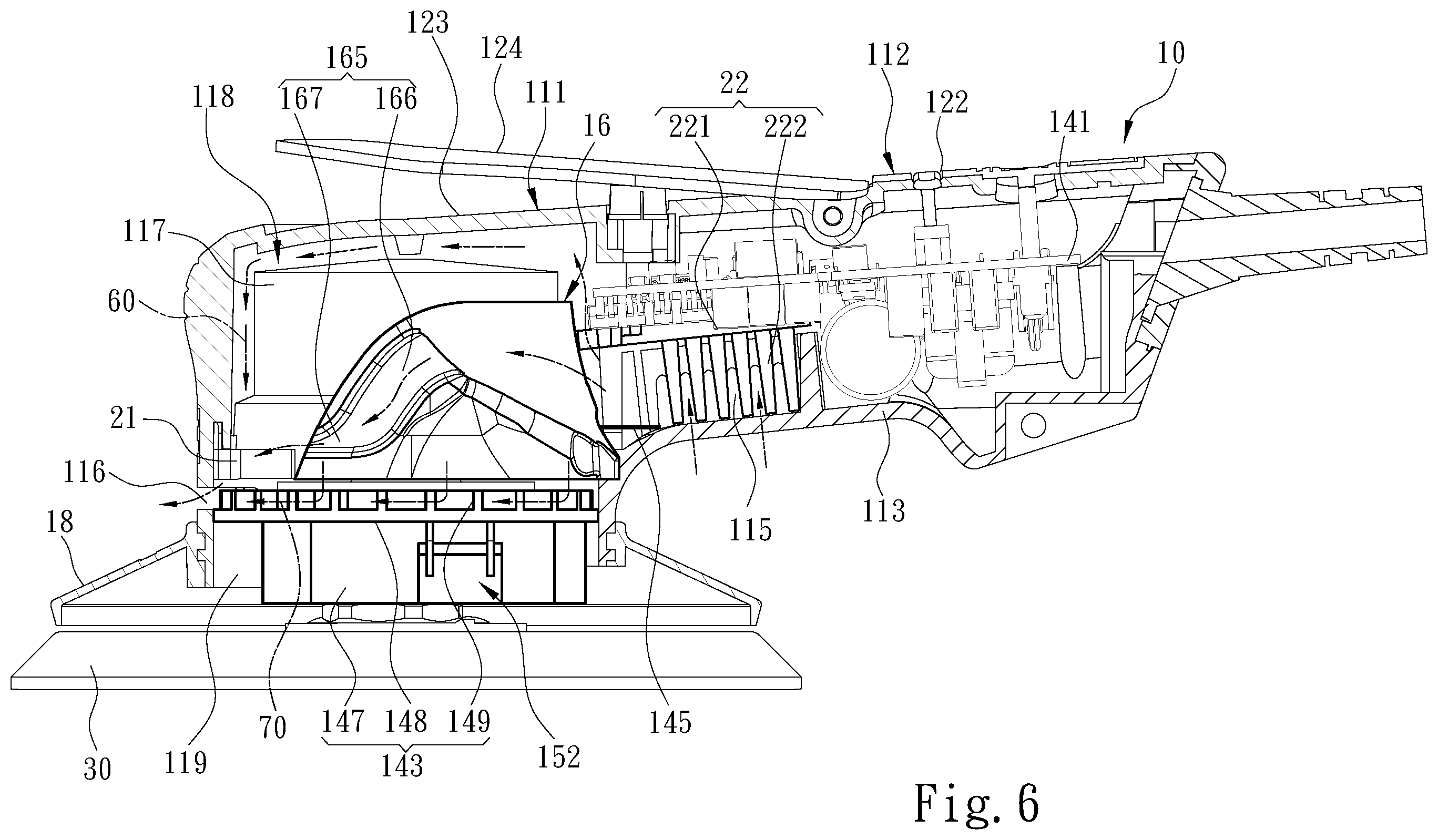 Patent US12583075 Figure 6 – Grinding machine tool for reducing hotness of casing