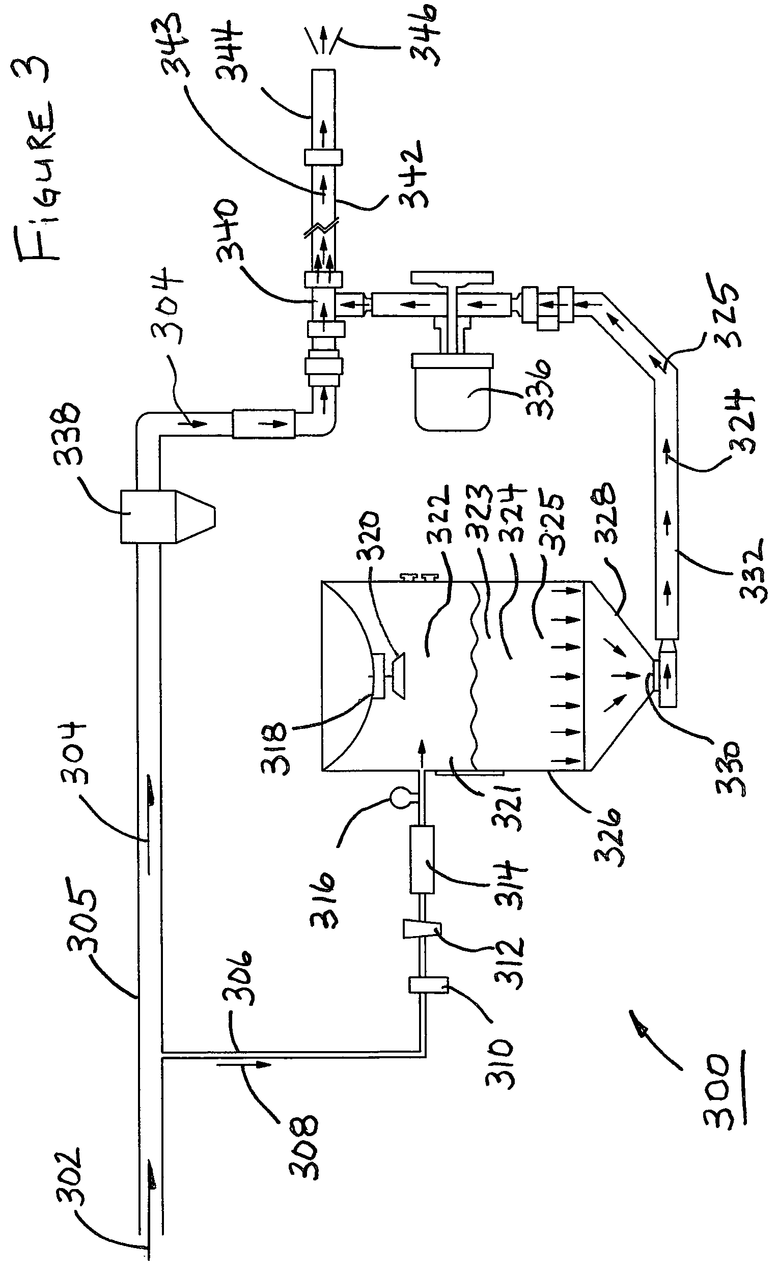 Patent US12583080 Figure 3 – Wet and dry abrasive media blasting system