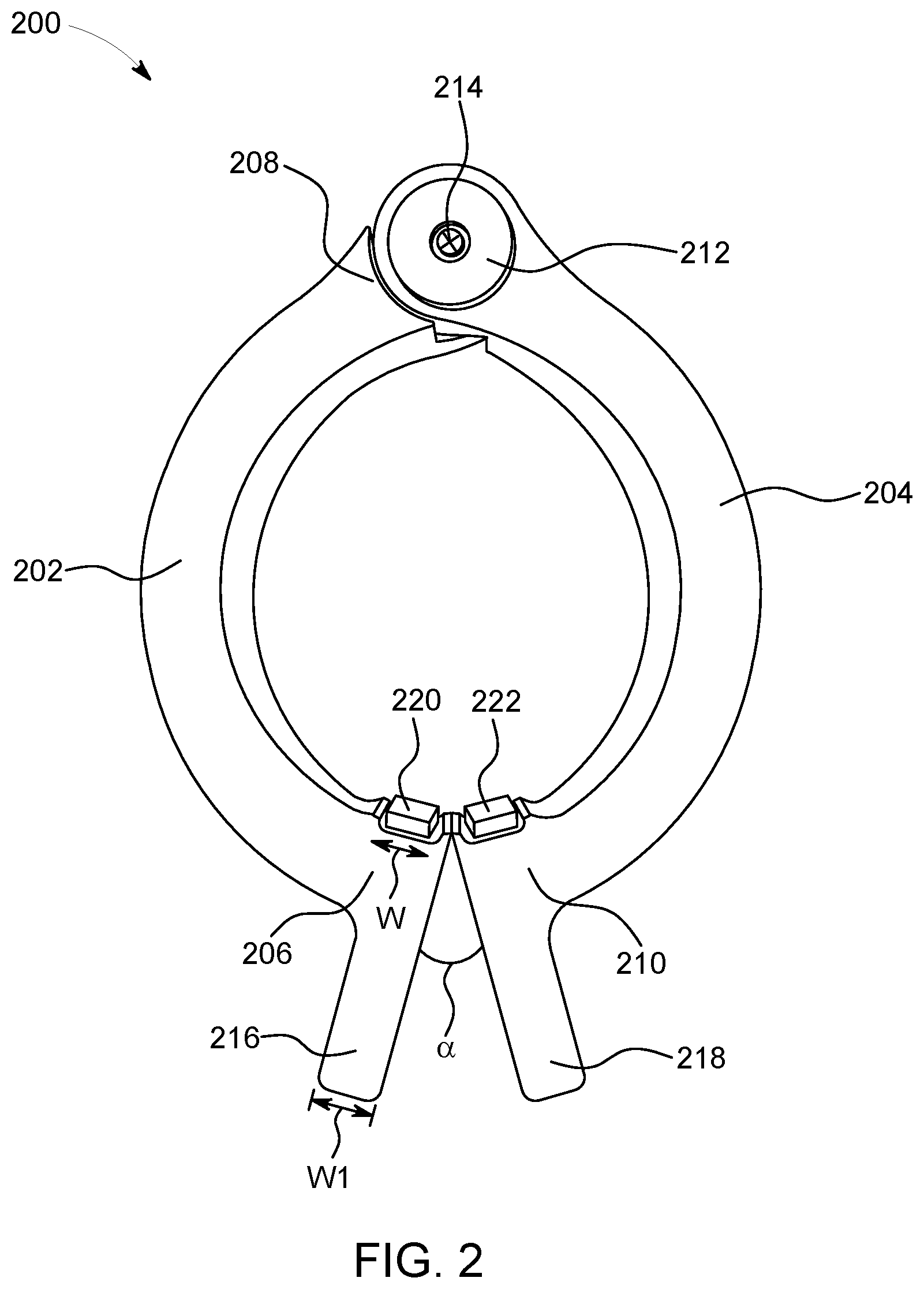 Patent US12583081 Figure 2 – Substrate deposition holding apparatus