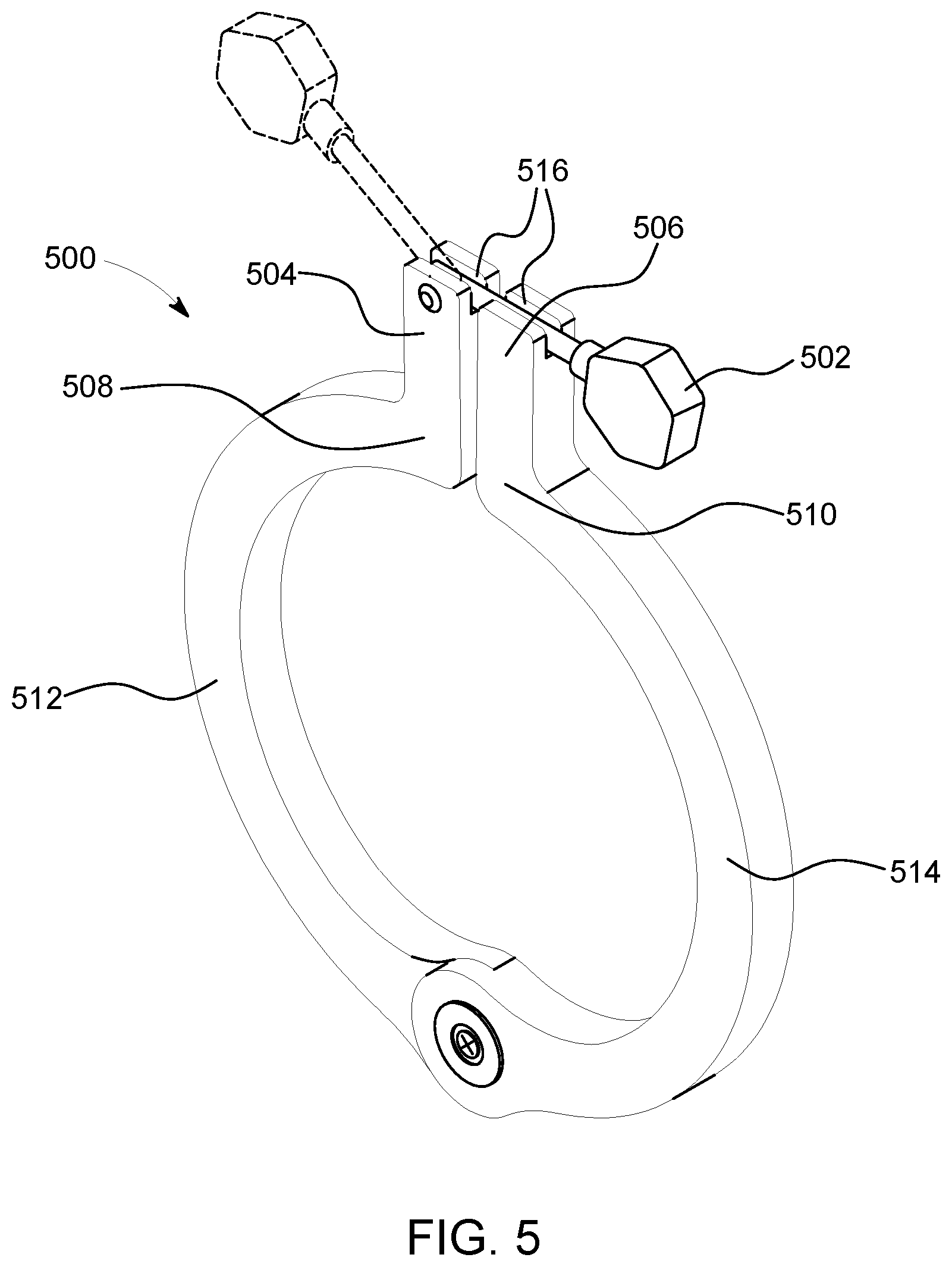 Patent US12583081 Figure 5 – Substrate deposition holding apparatus