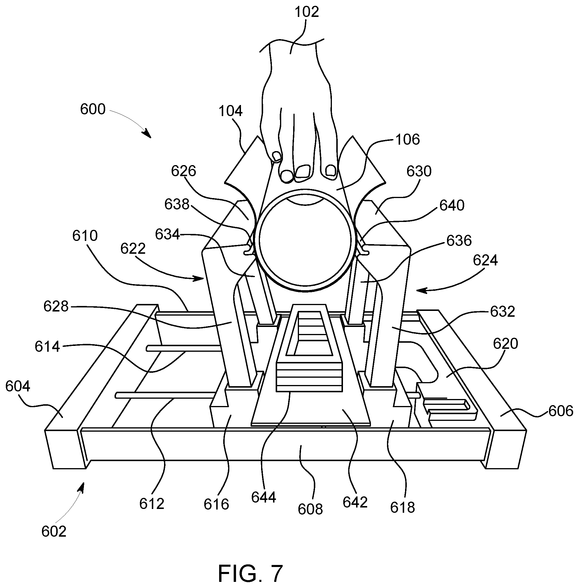 Patent US12583081 Figure 7 – Substrate deposition holding apparatus