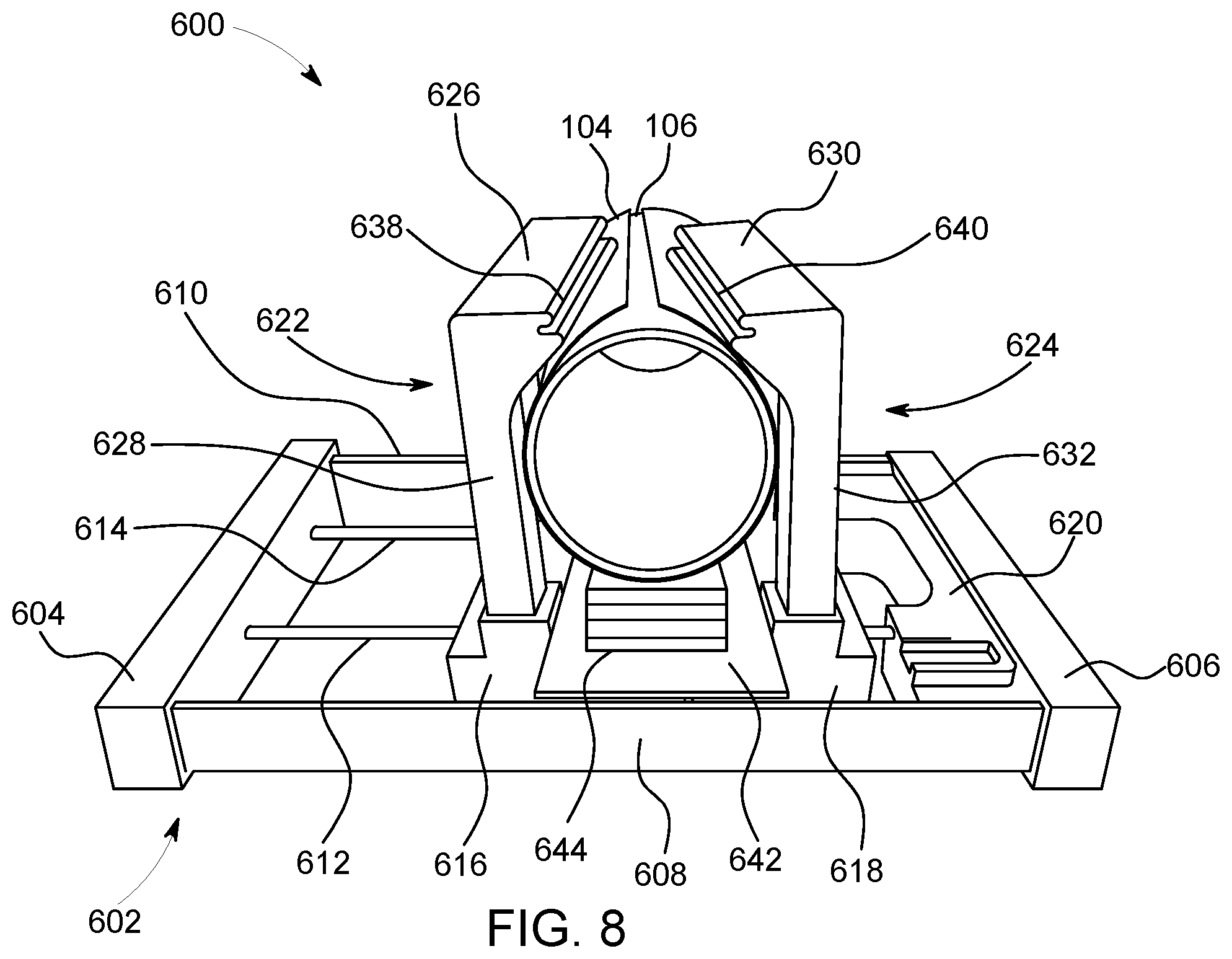 Patent US12583081 Figure 8 – Substrate deposition holding apparatus