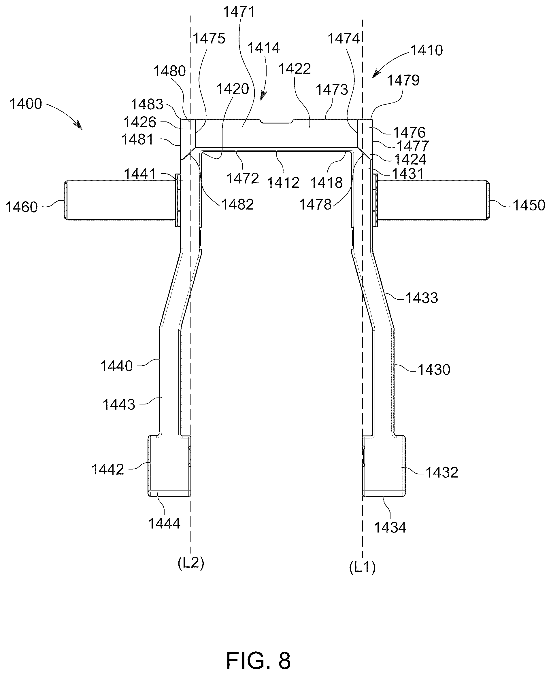 Patent US12583086 Figure 6 – Dosing lever for fastener driving tool