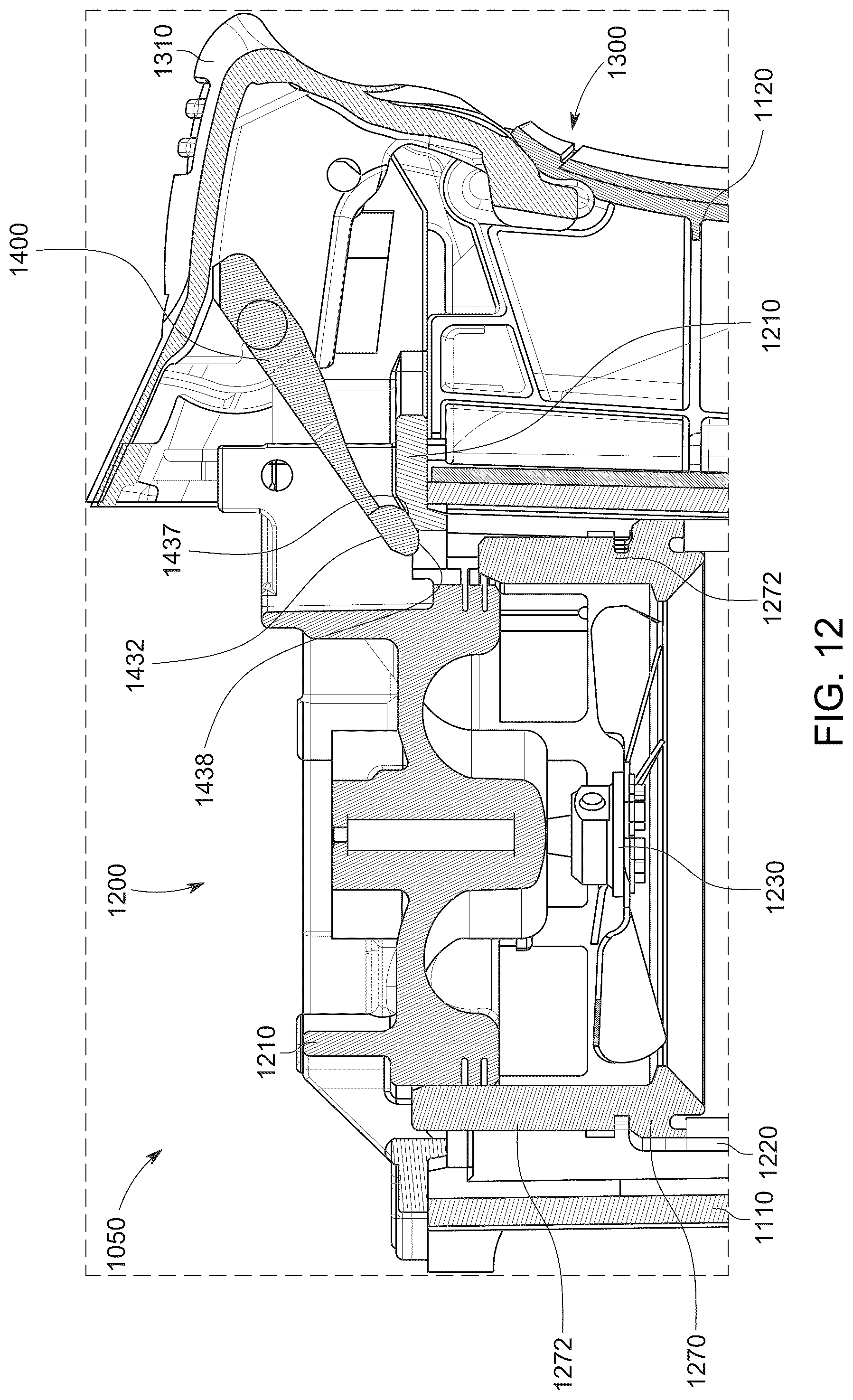 Patent US12583086 Figure 9 – Dosing lever for fastener driving tool