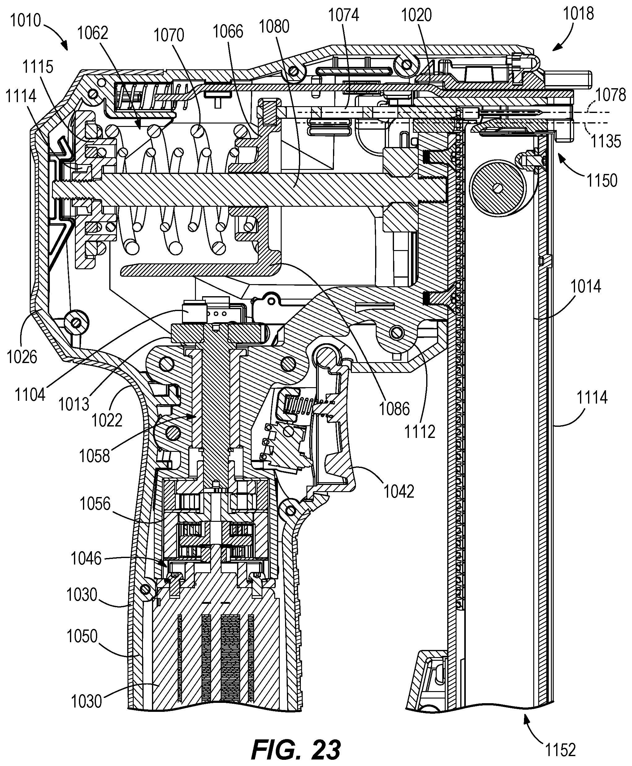 Patent US12583088 Figure 16 – Powered fastener driver